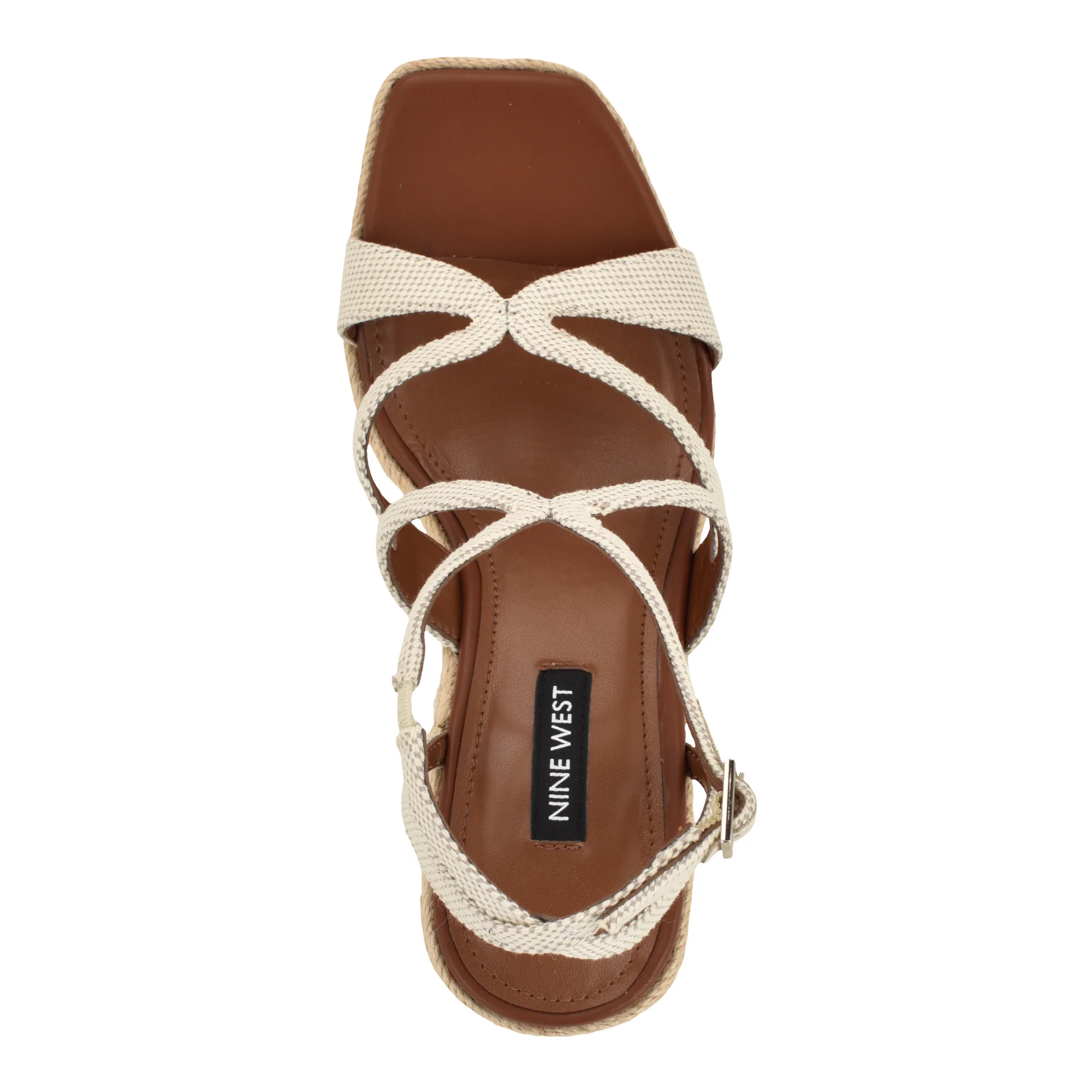 NINE WEST ADRIANE2 CREAM13897/JACQUARD FABRIC - Image 4