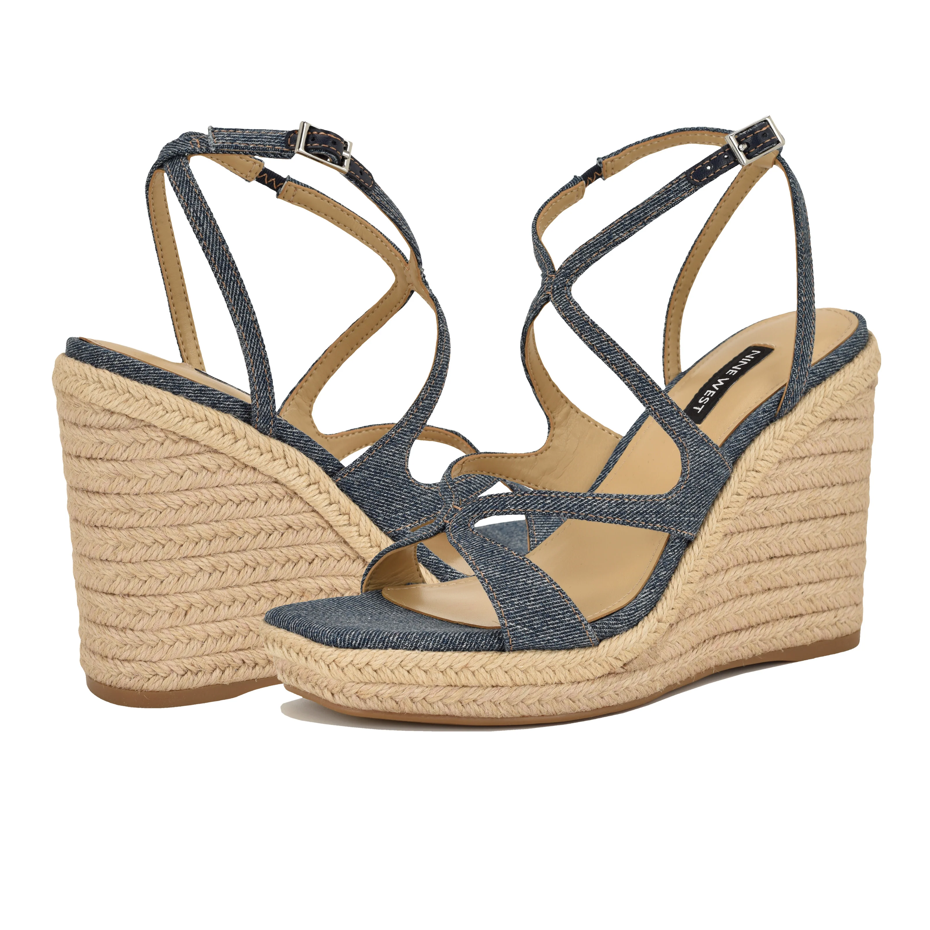 NINE WEST ADRIANE2 DENIM/WASHED DENIM RS25618 - Image 7