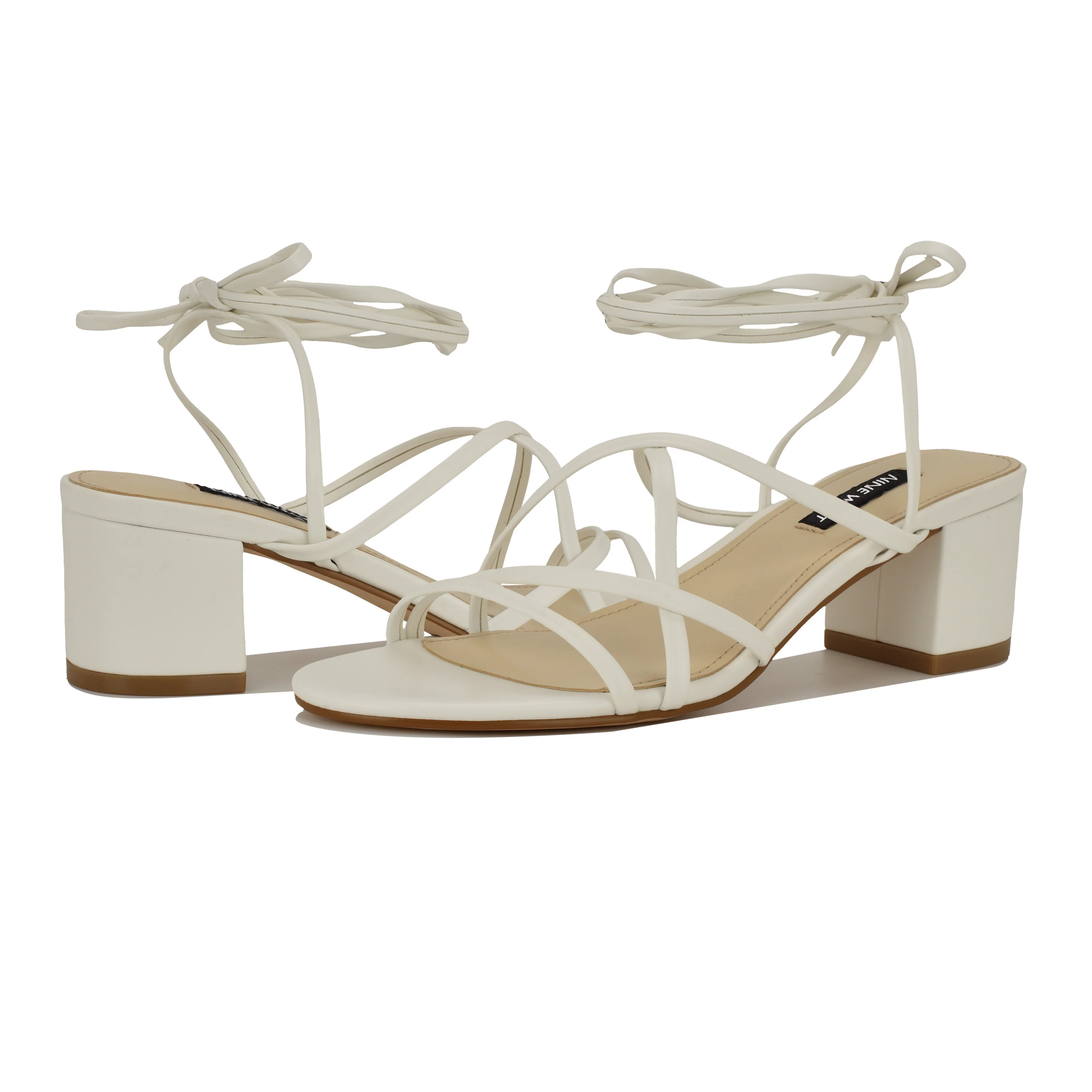 NINE WEST ALOUD3 WHITE/JC SOFT SUPER NAPPA PU - Image 7