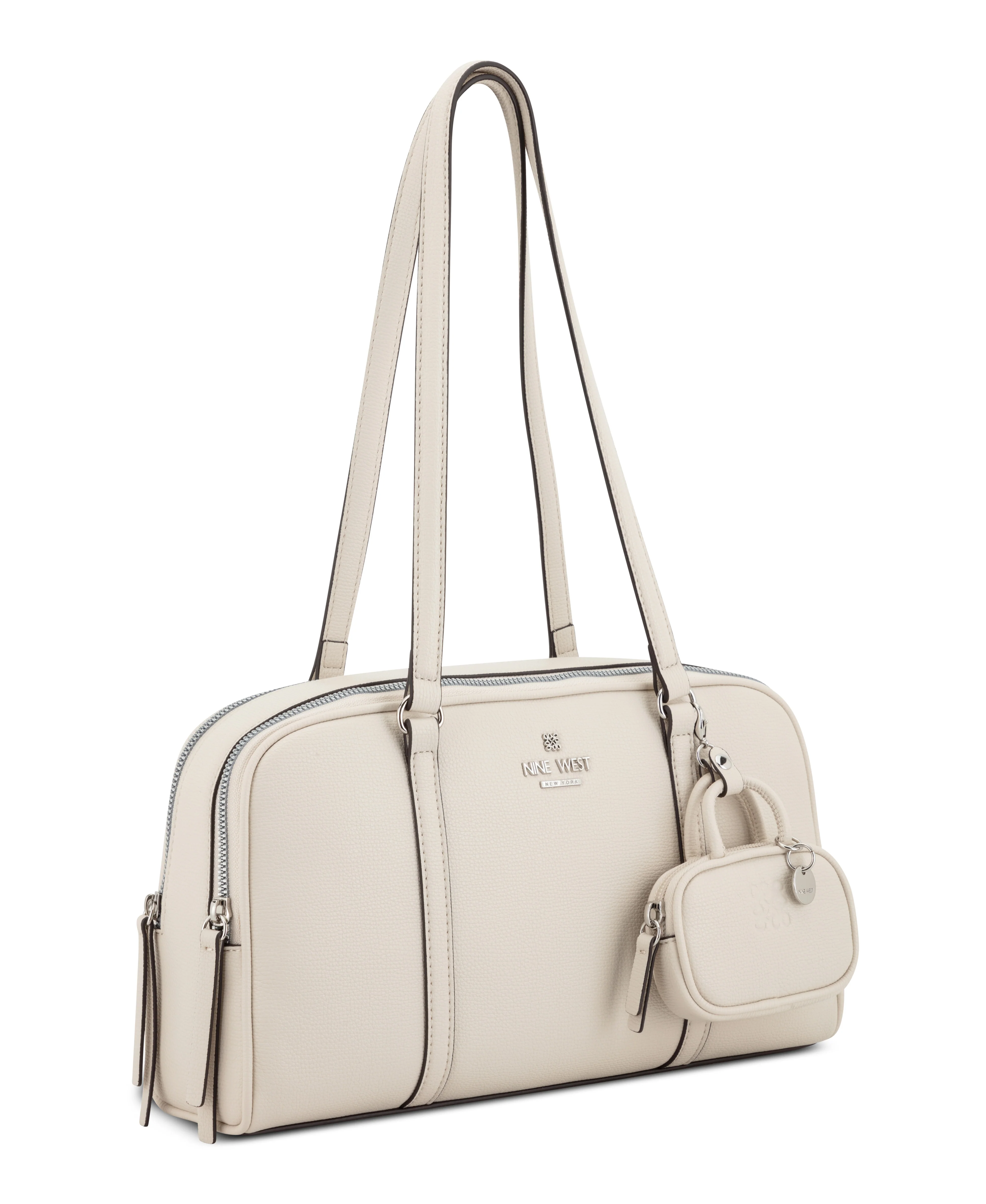 NINE WEST HANDBAGS ALDA SHOULDER SATCHEL MILK - Image 2