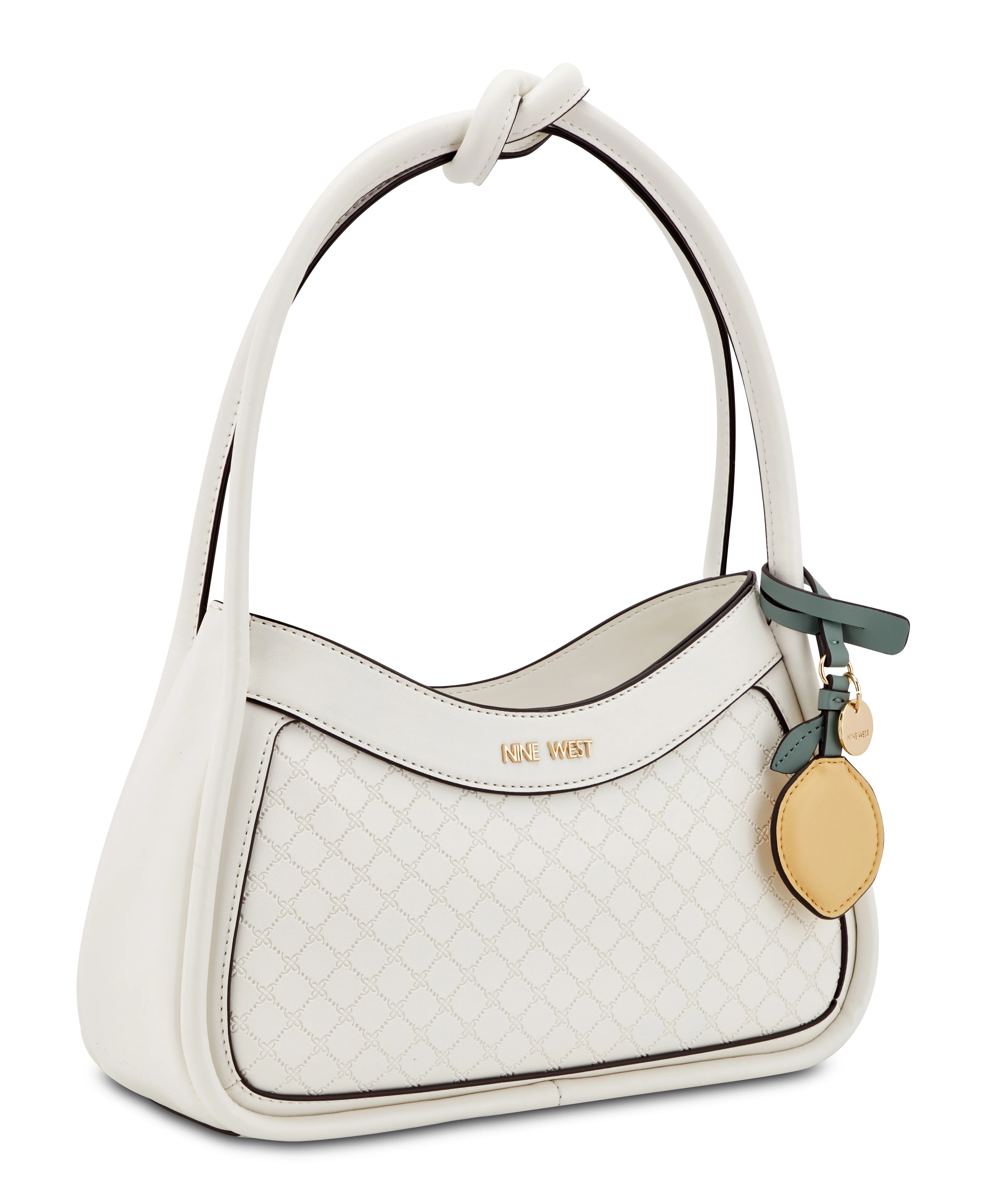 NINE WEST HANDBAGS AZURA MINI SHOULDER BAG OPTIC WHITE - Image 2