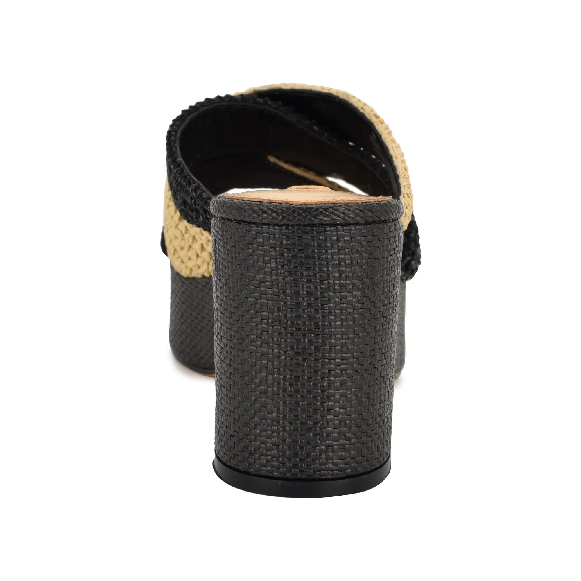NINE WEST BEMAY2 BLACK/QY CROSS WOVEN PT PR - Image 3