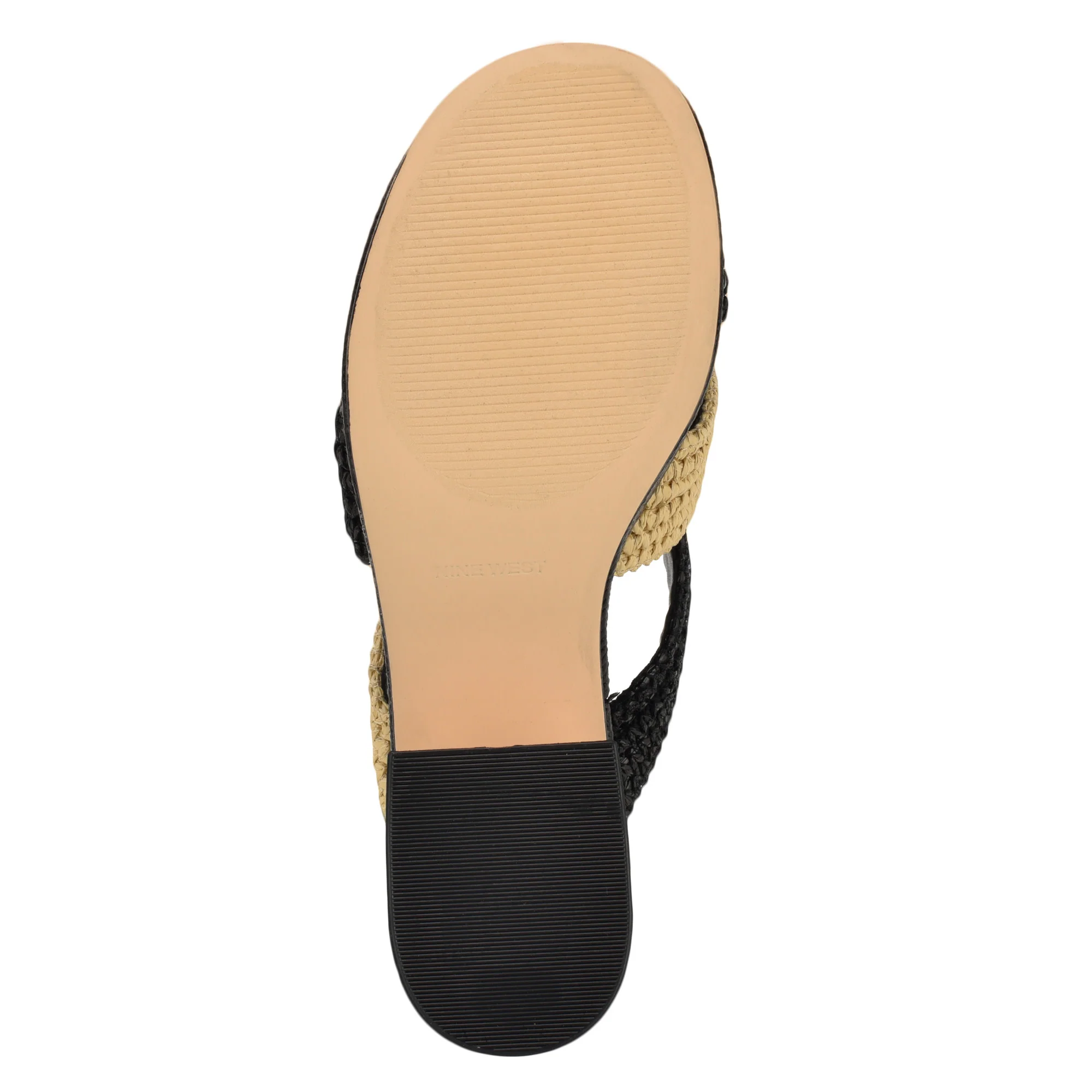 NINE WEST BEMAY2 BLACK/QY CROSS WOVEN PT PR - Image 5