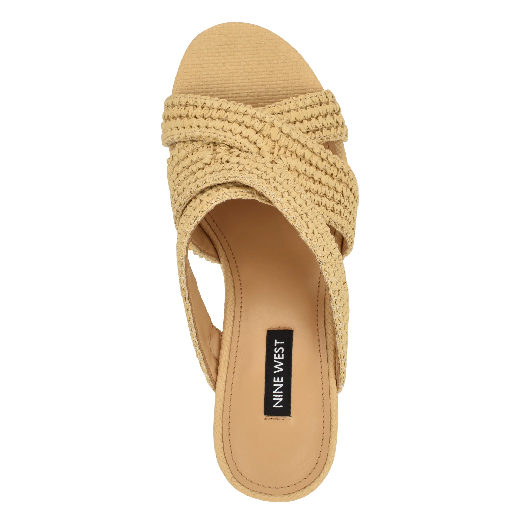 NINE WEST BEMAY2 NATURAL89294/QY CROSS WOVEN PT - Image 4