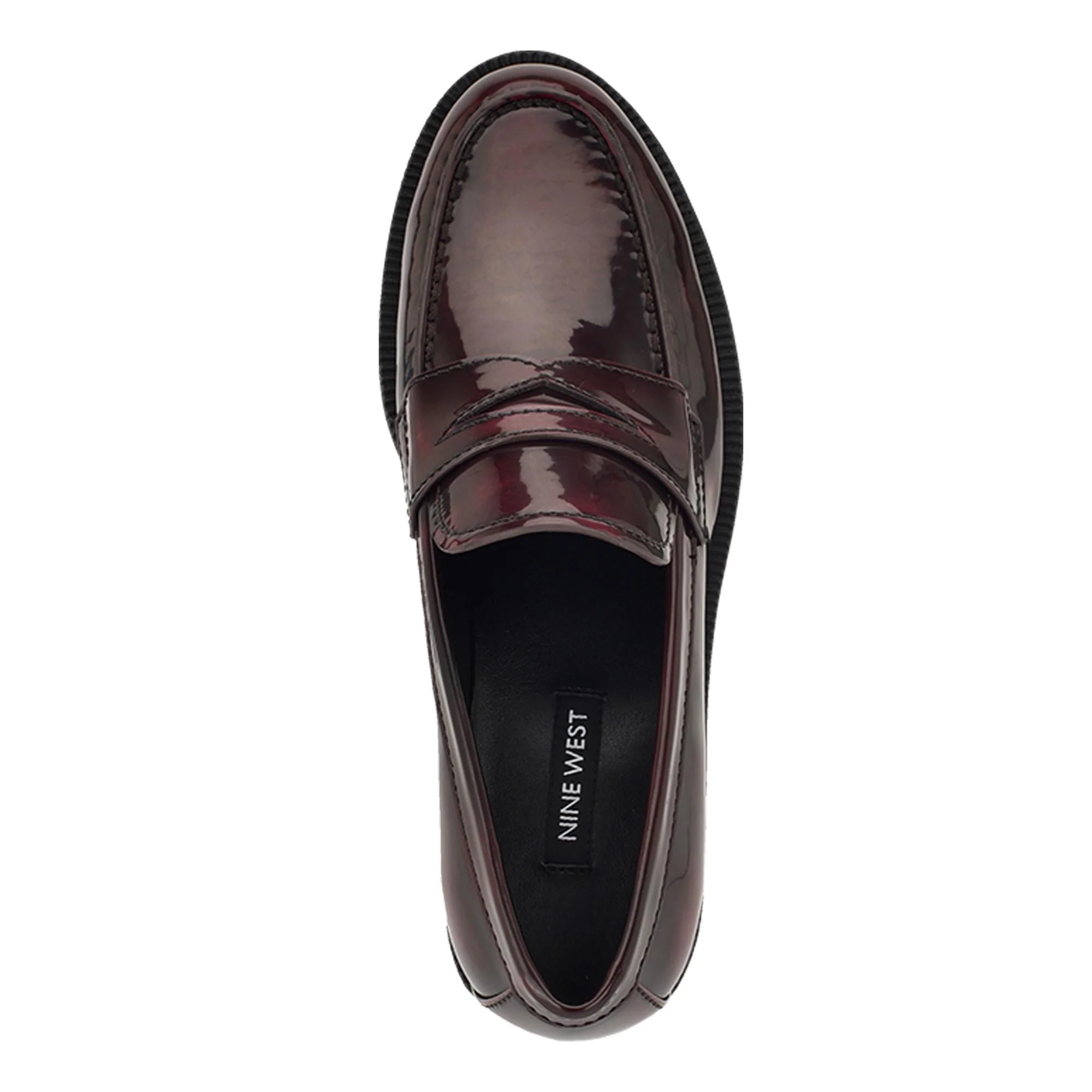 Nine West BERG3 WINE/BRUSH OFF LUX BOX PU - Image 4