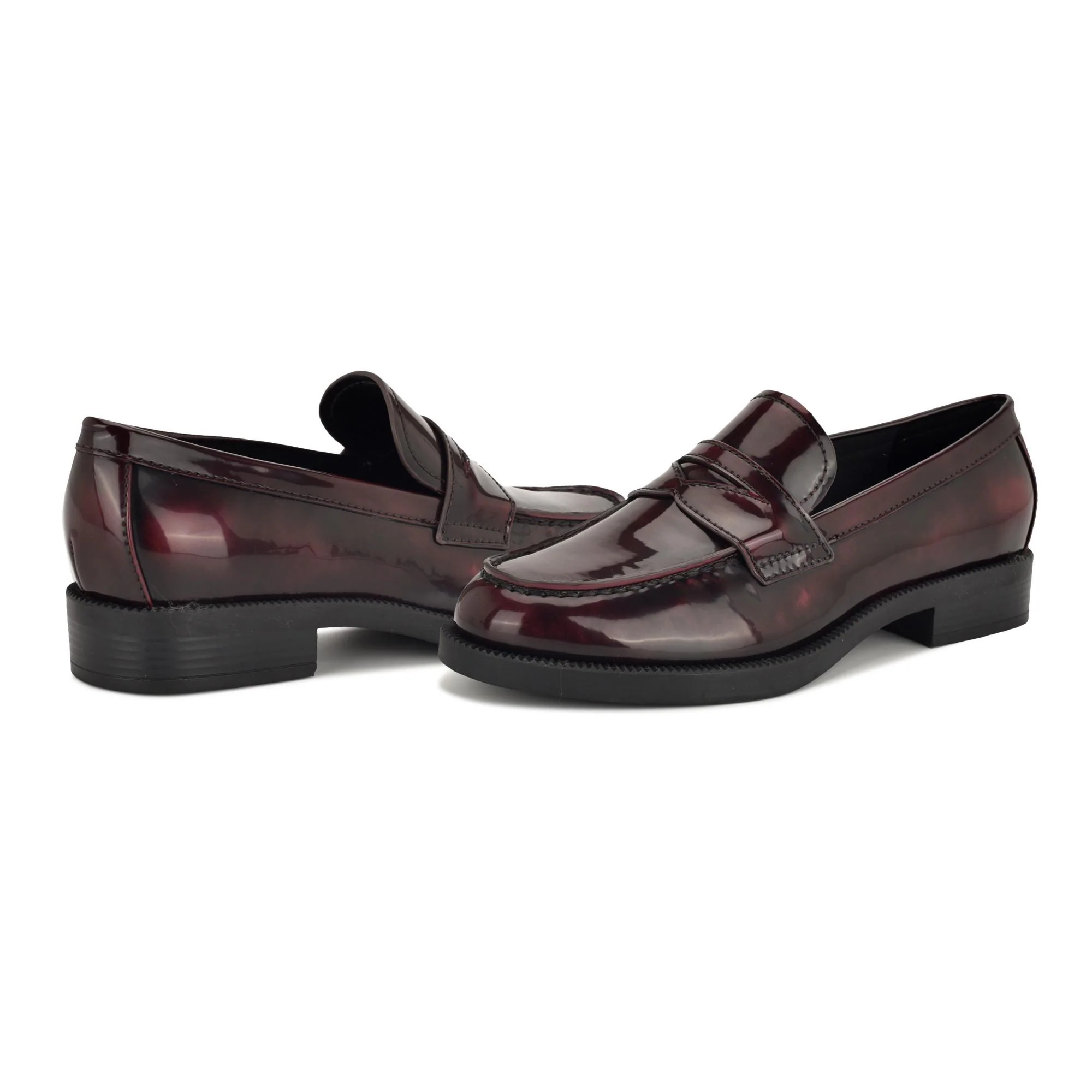 Nine West BERG3 WINE/BRUSH OFF LUX BOX PU - Image 6