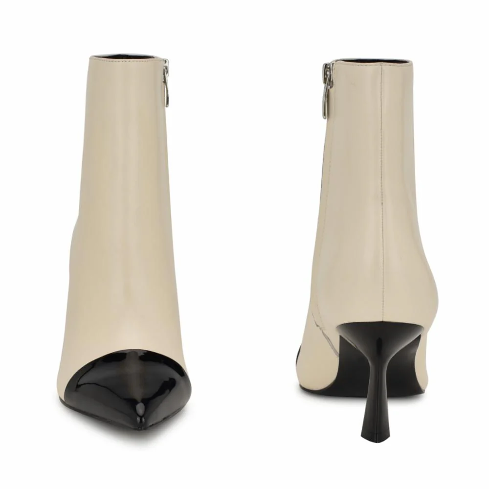Nine West BIRGY CHIC CREAM/BLK/CATIONIC SHP BT - Image 4