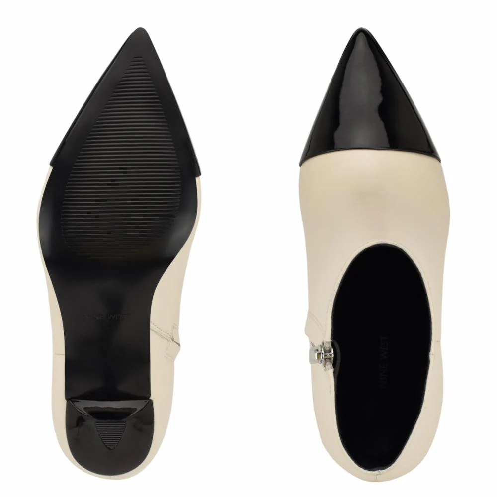Nine West BIRGY CHIC CREAM/BLK/CATIONIC SHP BT - Image 5