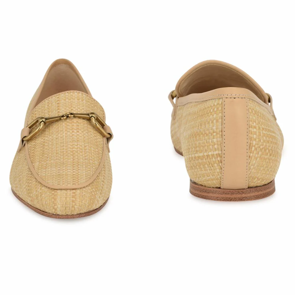 Nine West BRAYCI2 LT NATURAL/LT NATURAL/WOVEN RA - Image 4