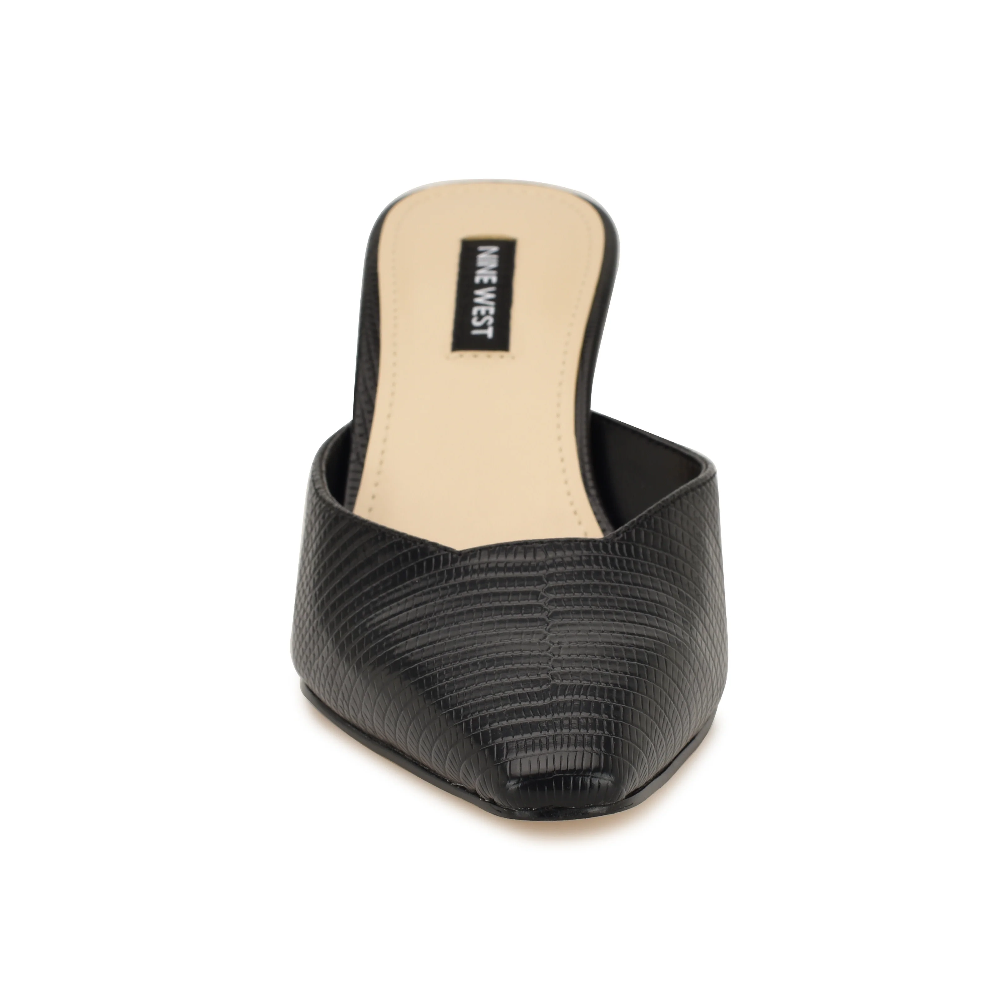 NINE WEST CAMENLA3 BLACK/SHINY LIZARD PU2056/2 - Image 4
