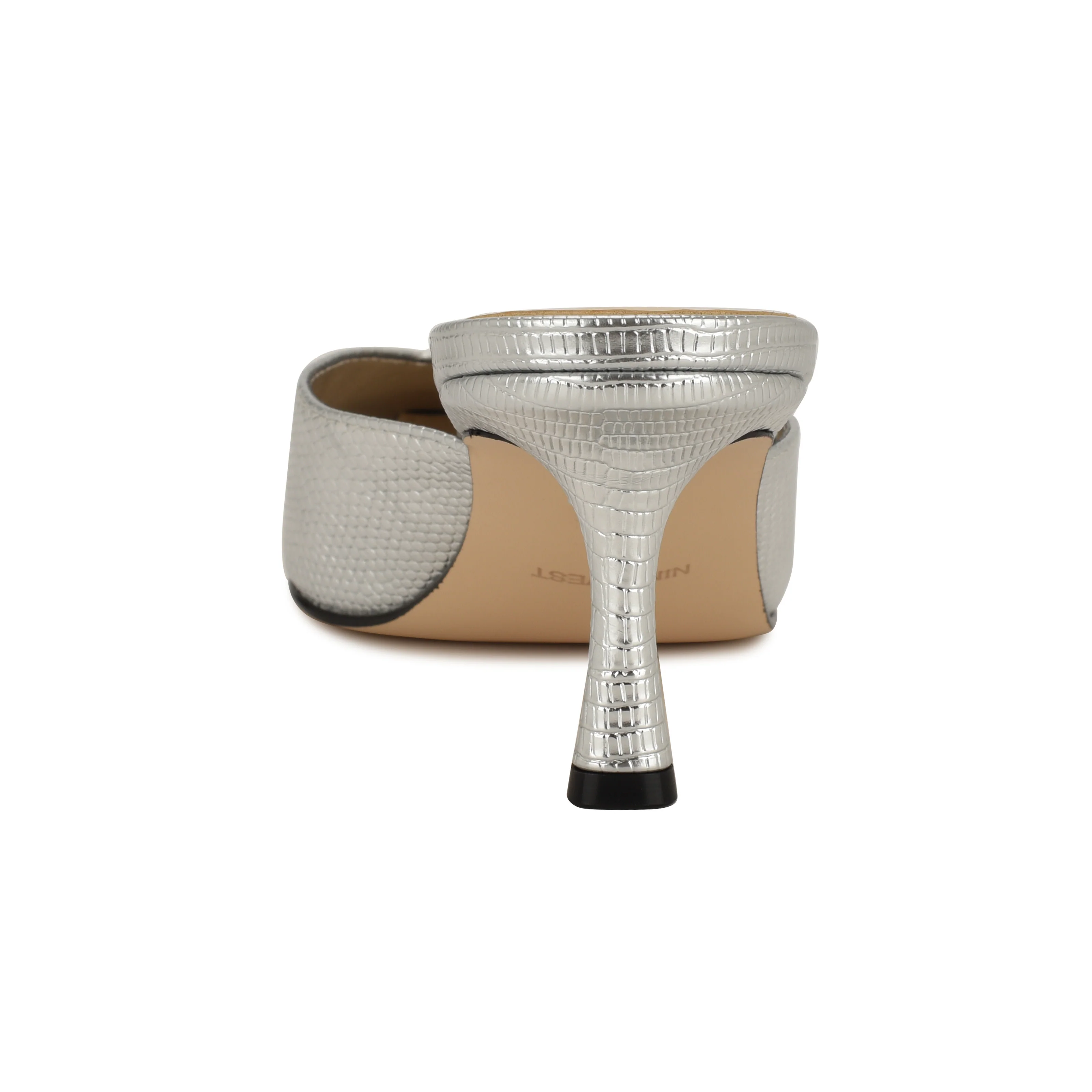 NINE WEST CAMENLA3 SILVER/NEW METALLIC LIZARD PU - Image 3