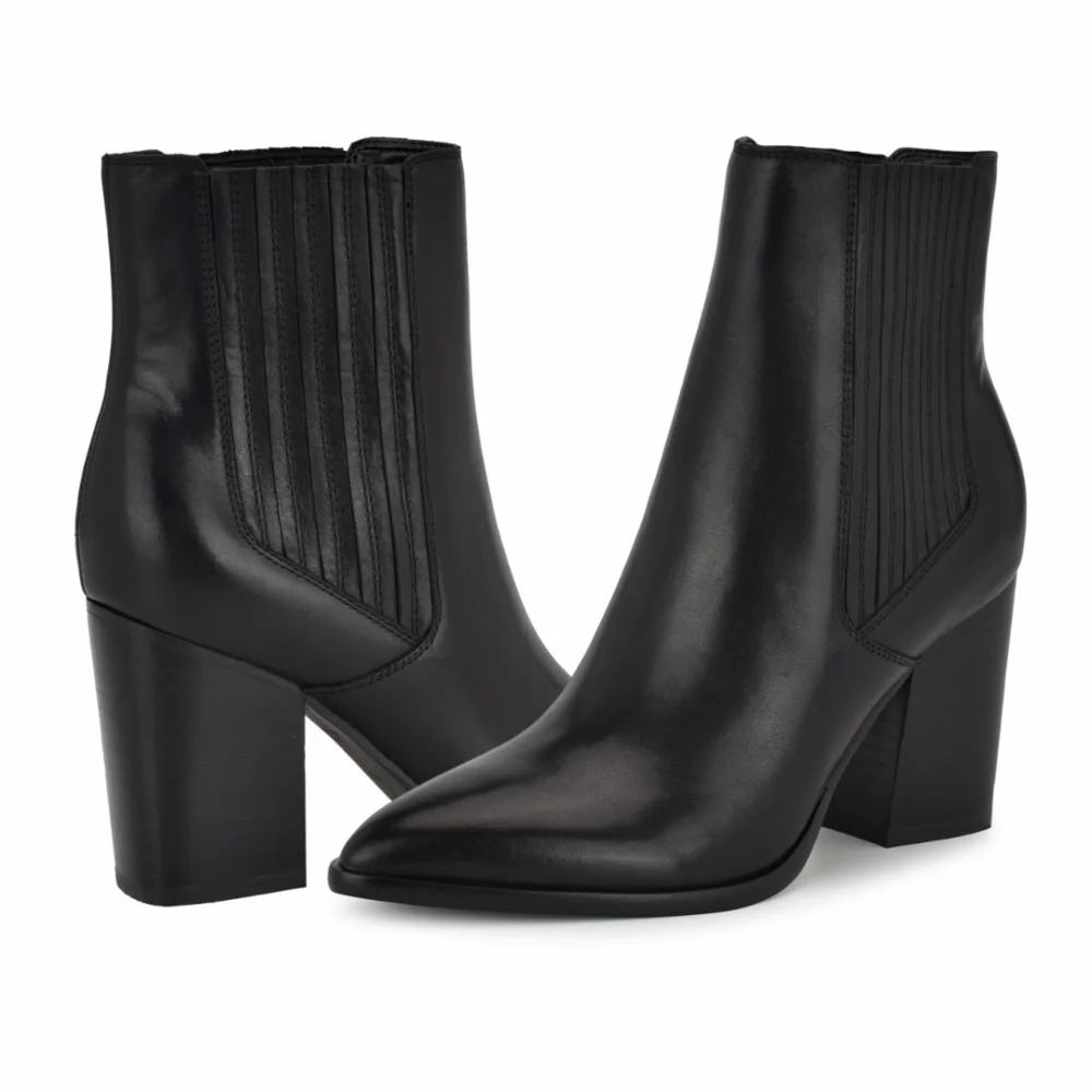 Nine West CLEEO BLACK/BRYANT LEATHER (GR) - Image 6