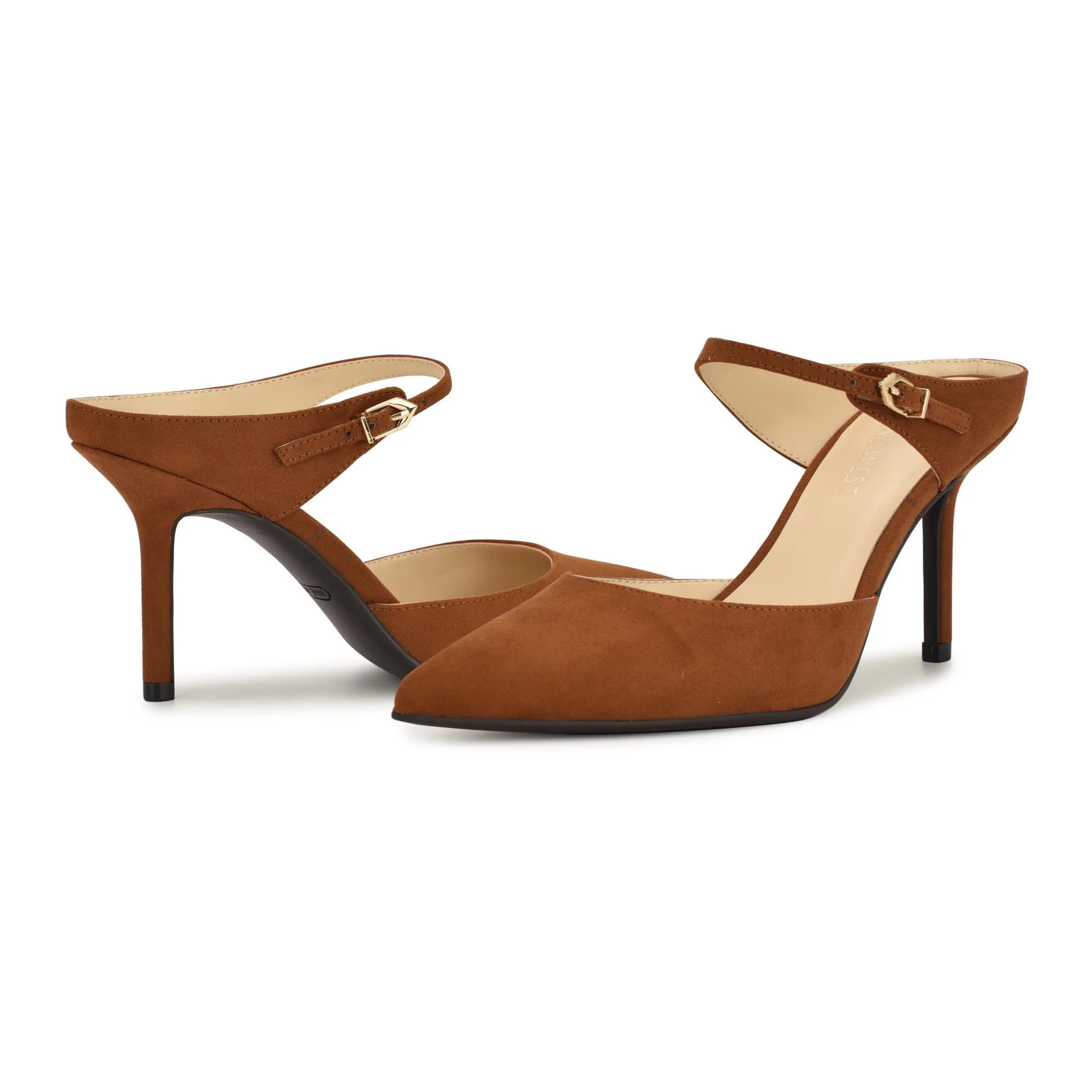 Nine West DAKKA2 COGNAC67376/NEW CAMOSCIO SUEDE - Image 6