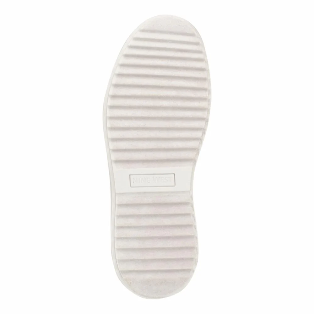 Nine West DELEN3 WHITE/WHT/9S LOGO EMB NAPPA PU - Image 5