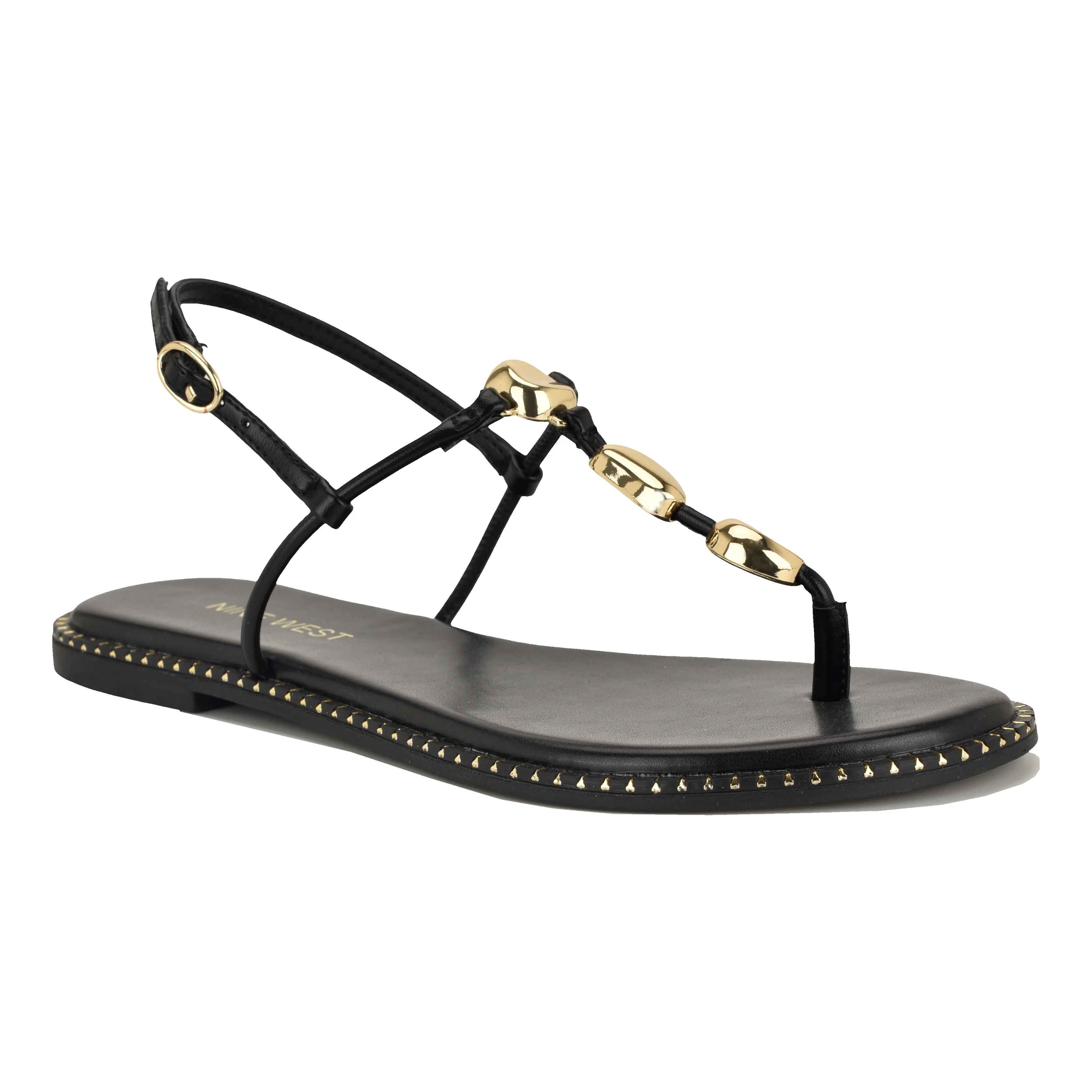 NINE WEST DERIKA3 BLACK/SHINY SUPER NAPPA PU - Image 2