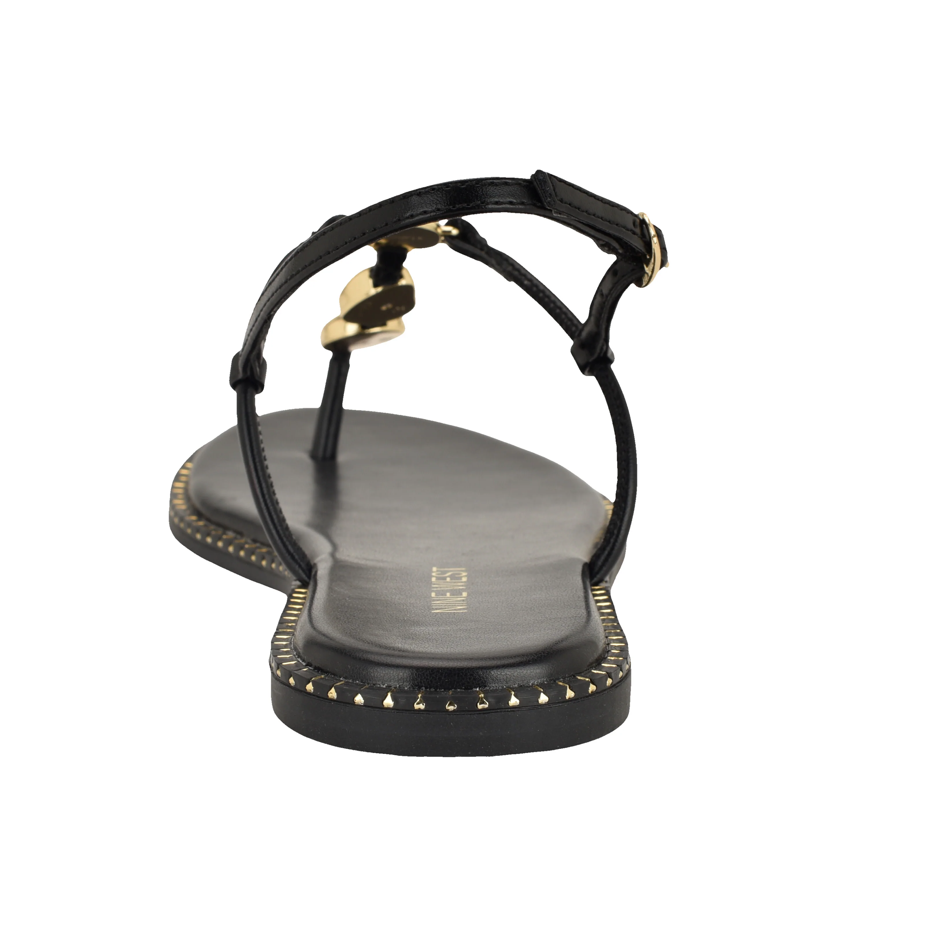 NINE WEST DERIKA3 BLACK/SHINY SUPER NAPPA PU - Image 3