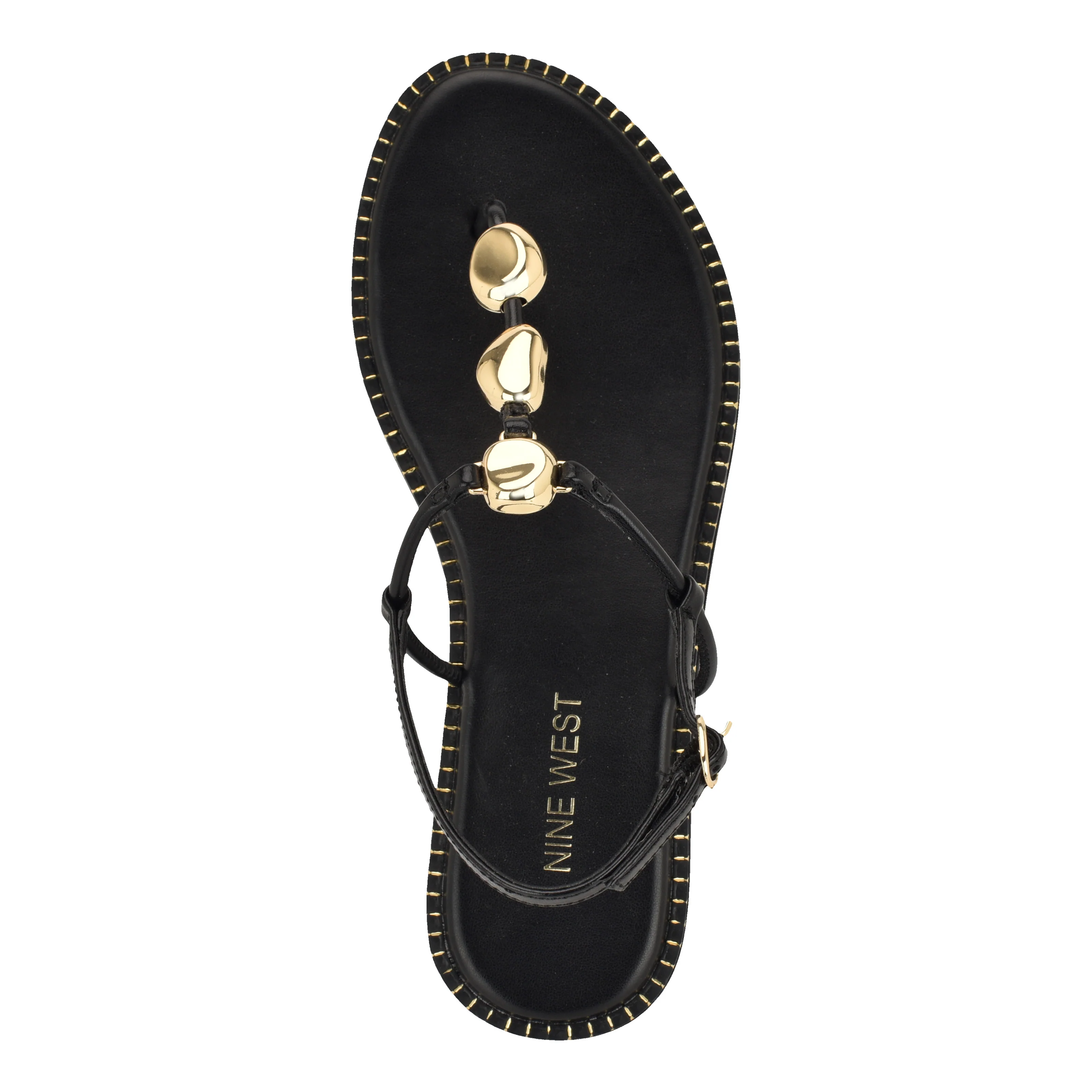 NINE WEST DERIKA3 BLACK/SHINY SUPER NAPPA PU - Image 5