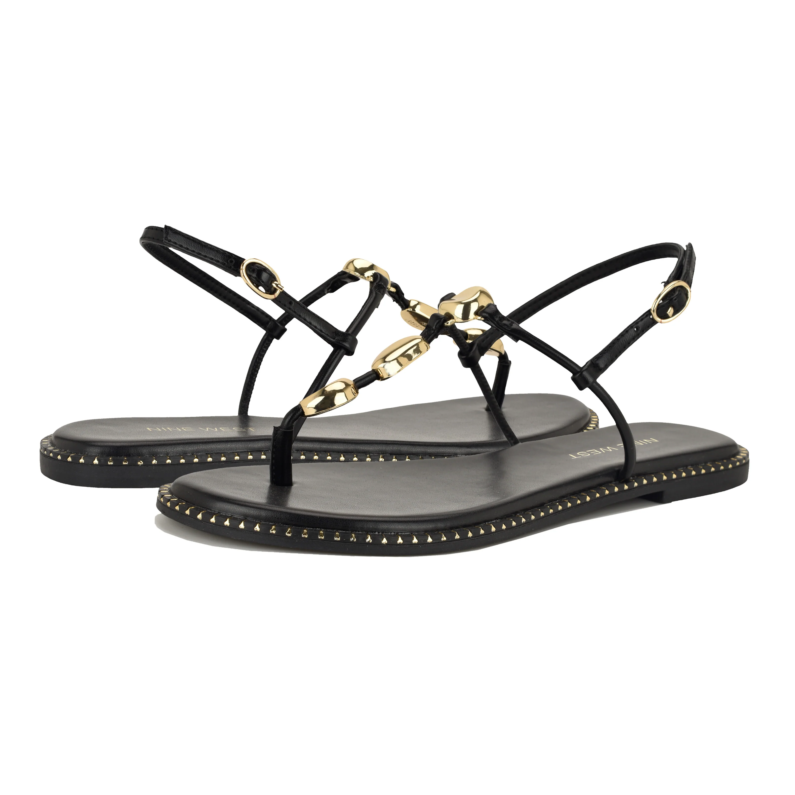 NINE WEST DERIKA3 BLACK/SHINY SUPER NAPPA PU - Image 7