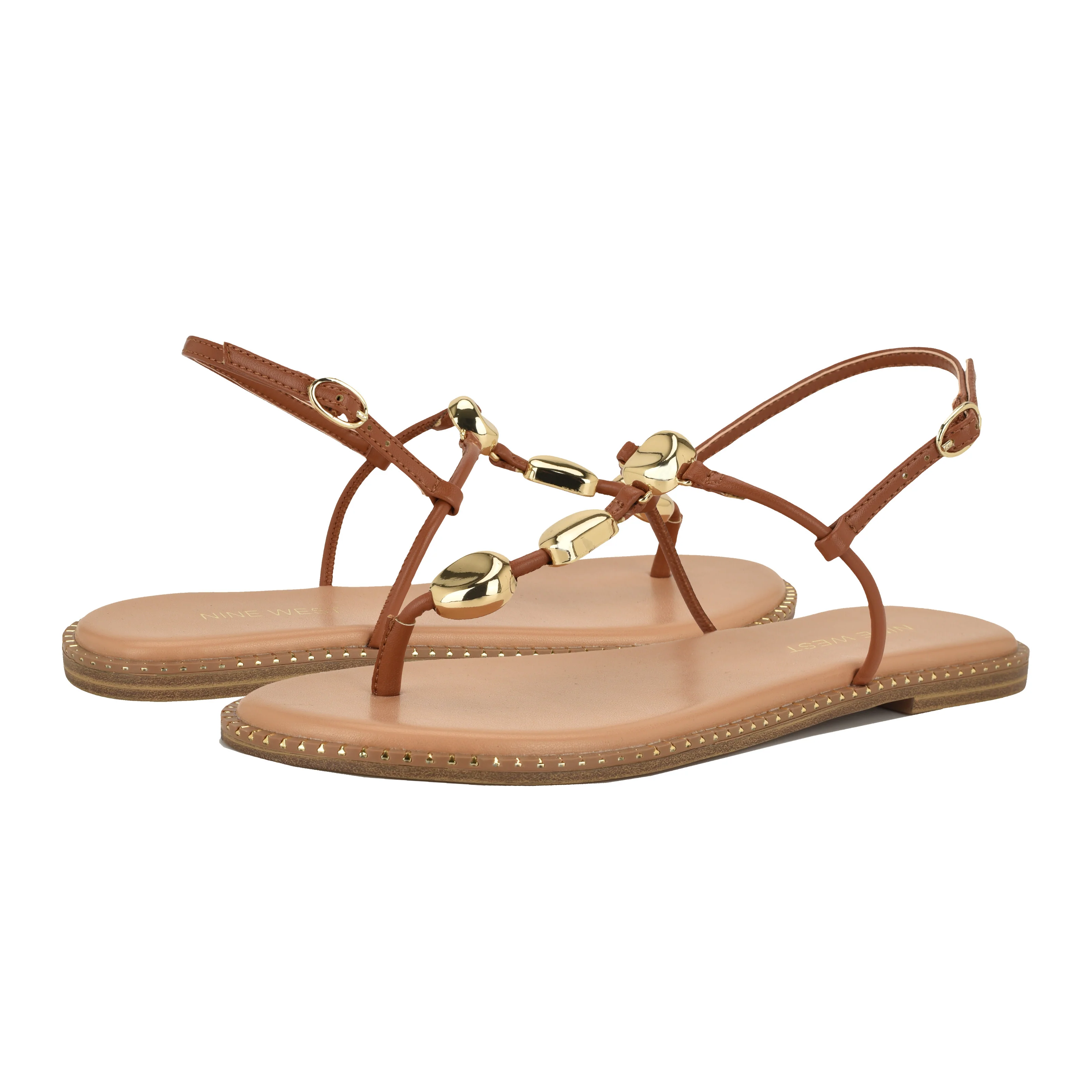 NINE WEST DERIKA3 BROWN89756/SHINY SUPER NAPPA - Image 7