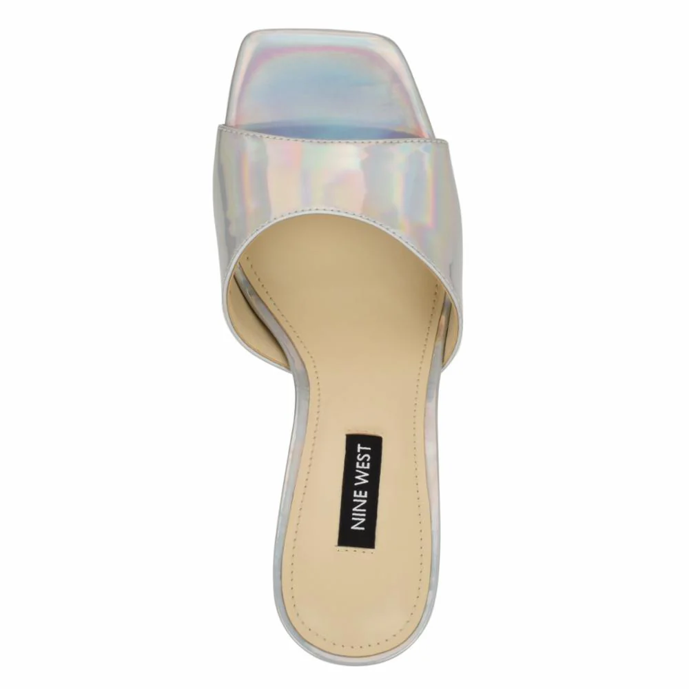 Nine West DISKO3 SILVER IRIDESCENT4/SUPERIOR MI - Image 4