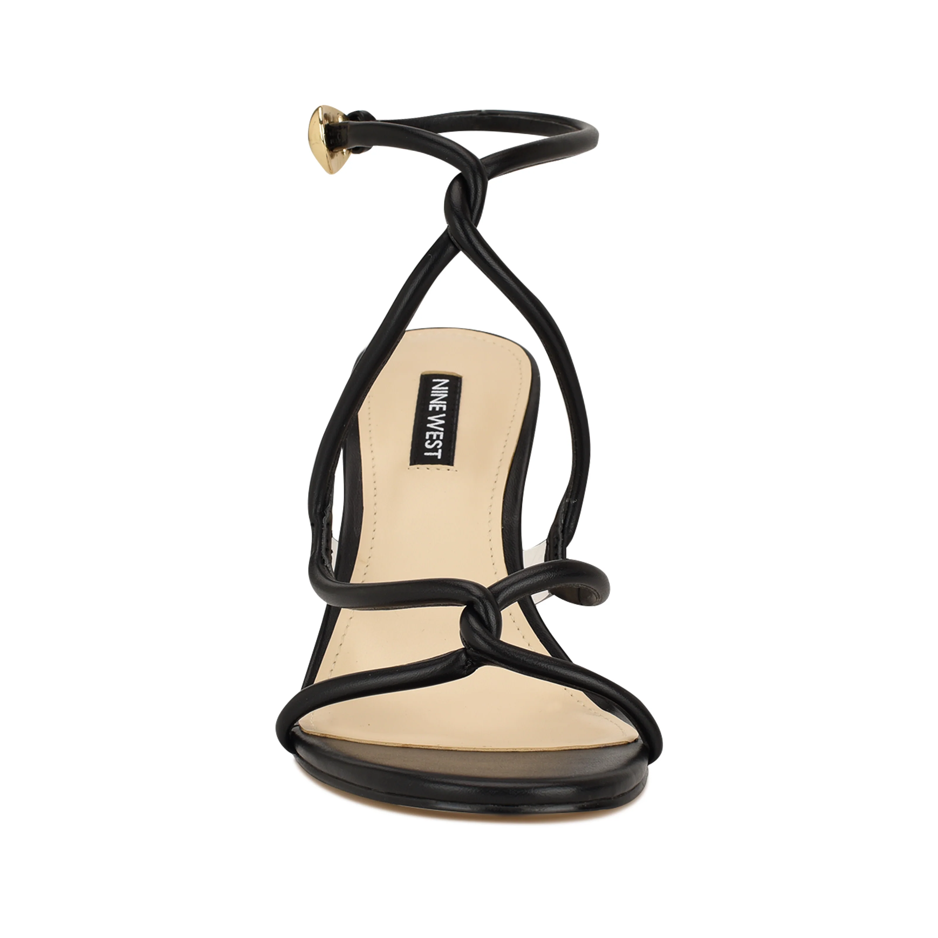 NINE WEST EMERILA3 BLACK/CLEAR/SUPER NAPPA PU/1.2 - Image 4