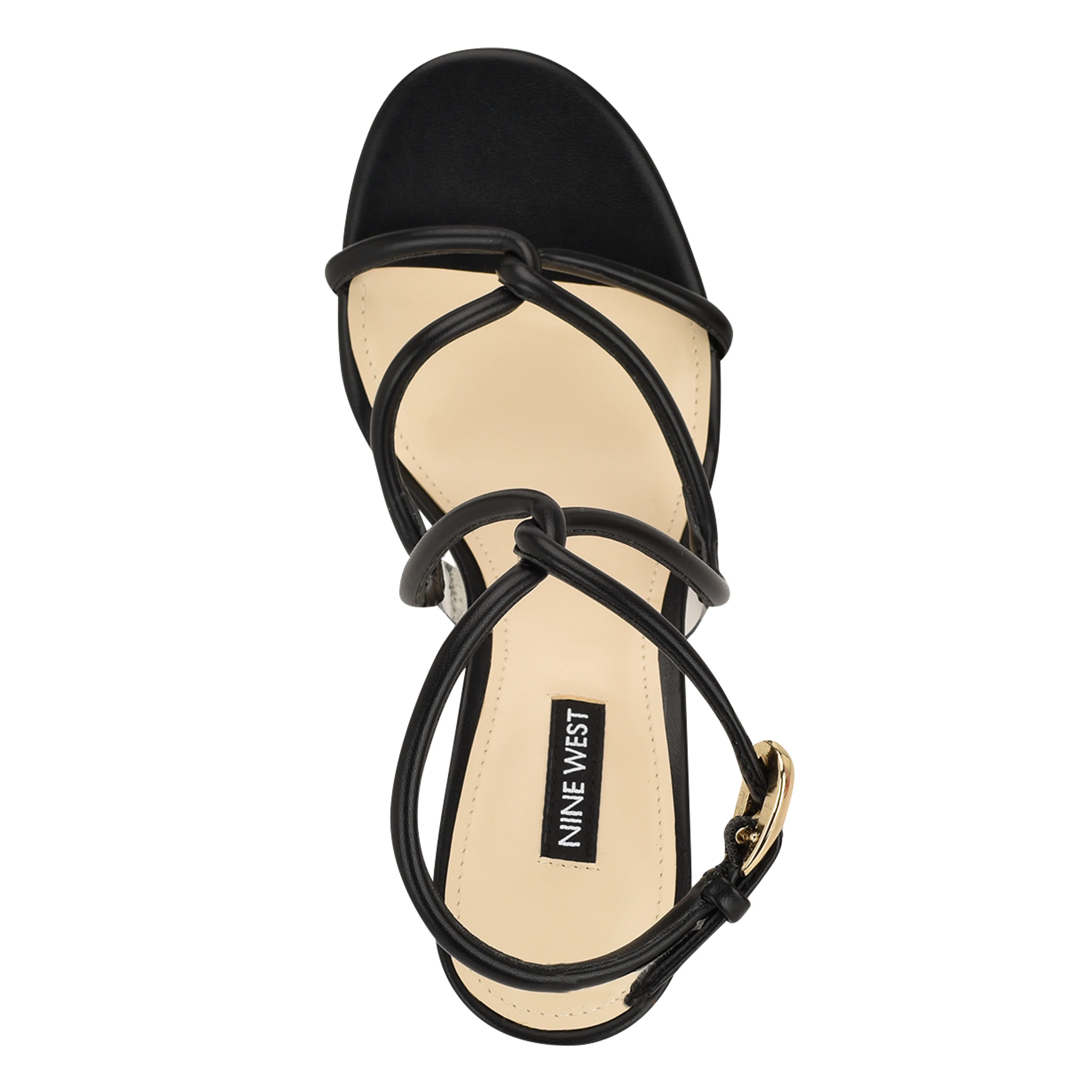 NINE WEST EMERILA3 BLACK/CLEAR/SUPER NAPPA PU/1.2 - Image 5