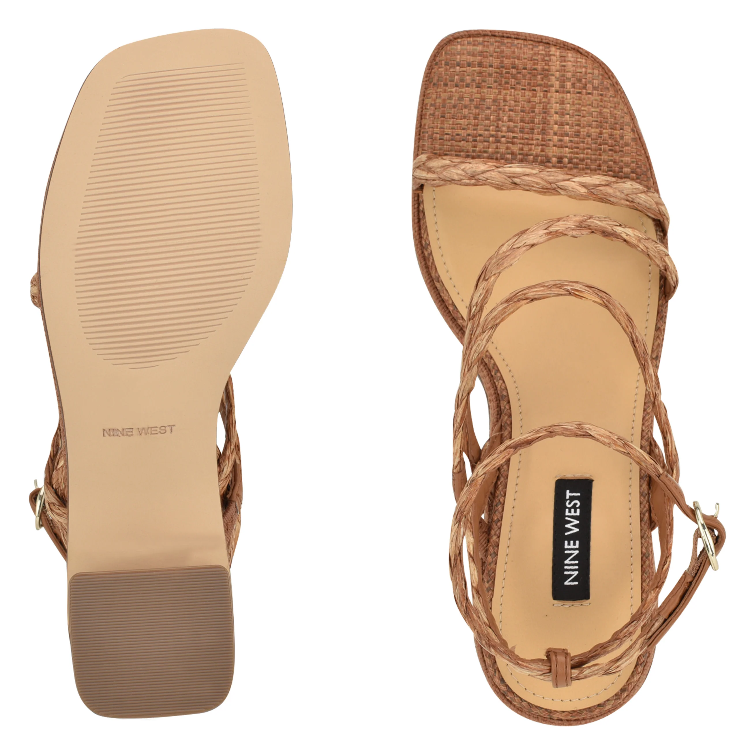 NINE WEST EMOLLY3 DK BROWN237/QY AUG/31WOVEN RAF - Image 4