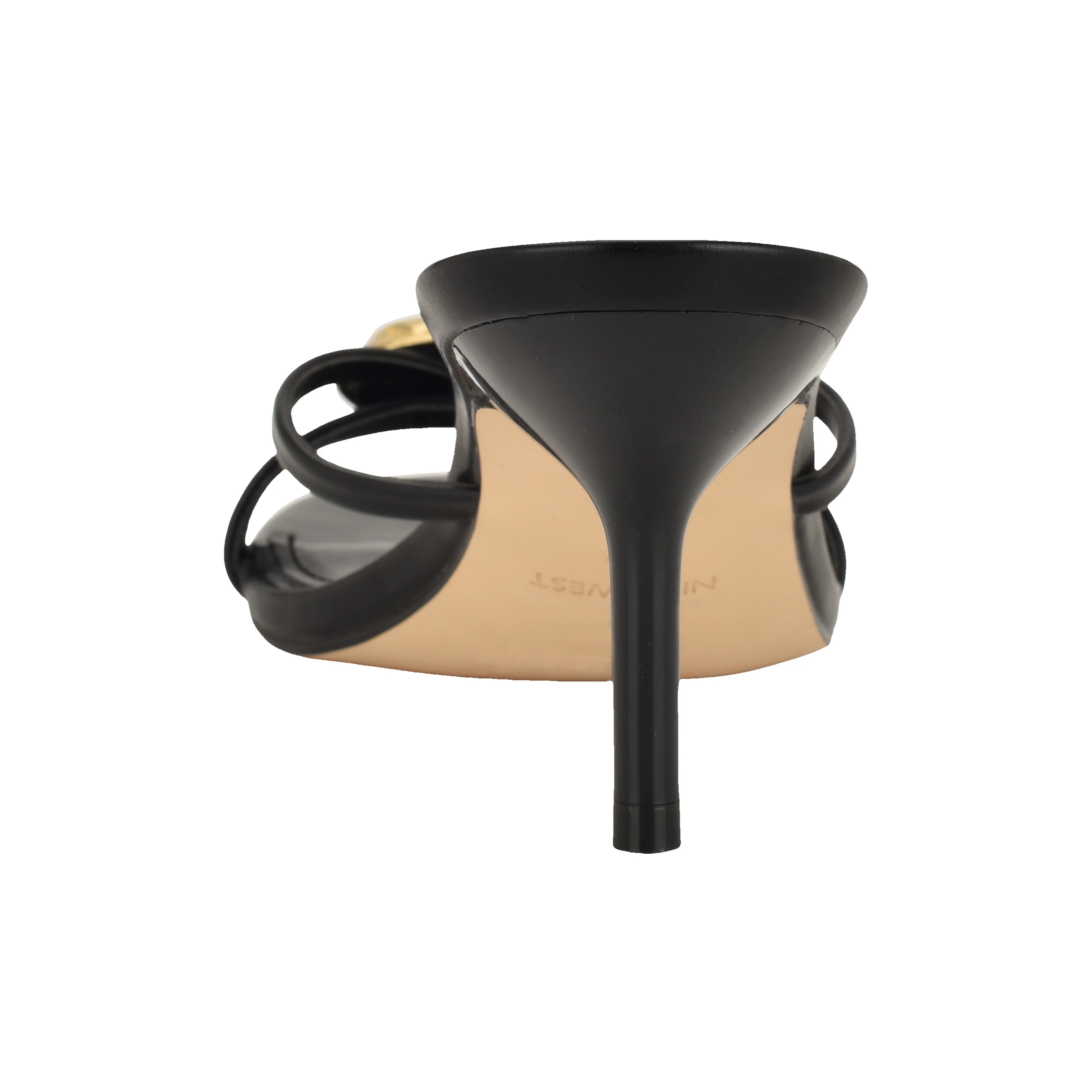NINE WEST ERNISE3 BLACK/NEW BURNISHED PU - Image 3