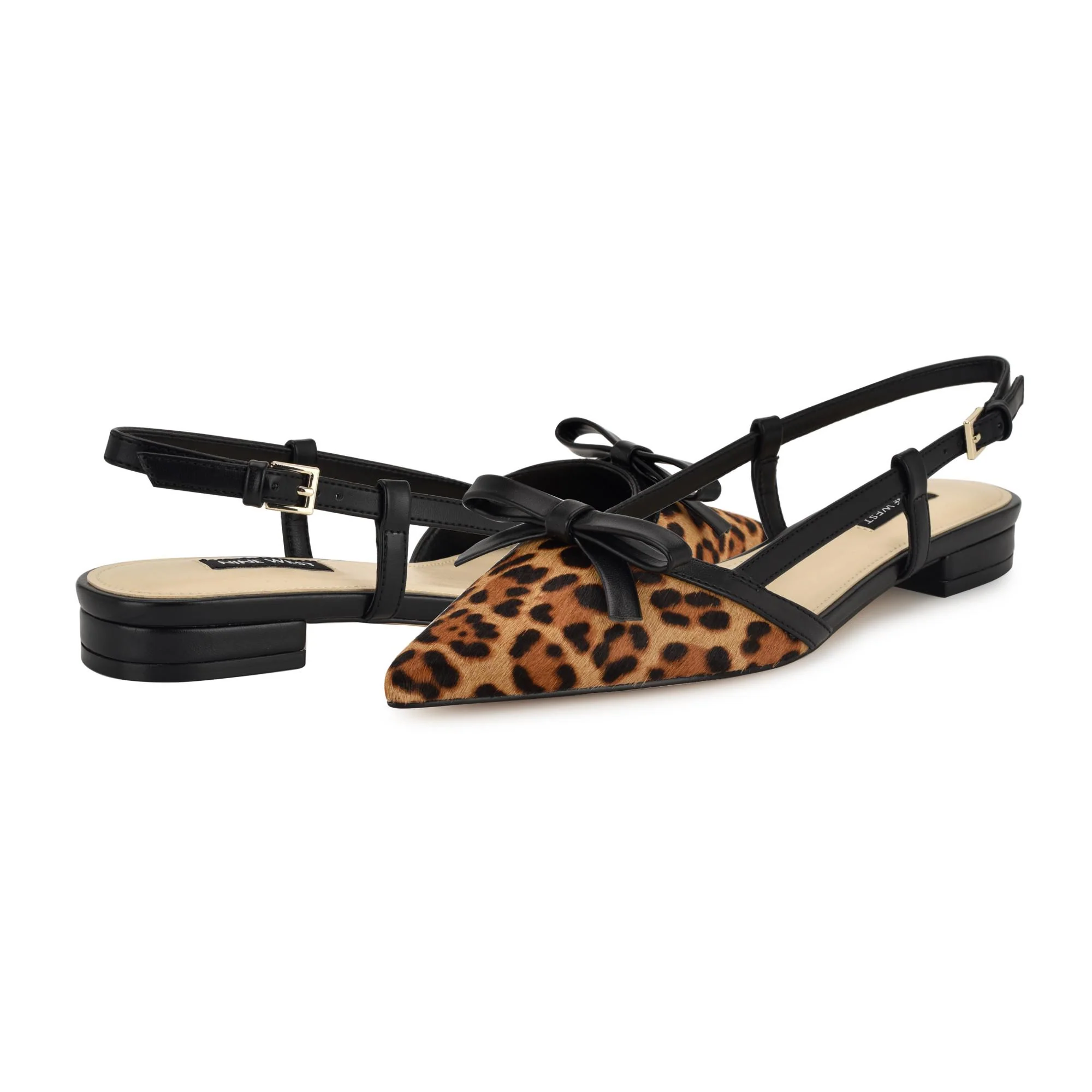 Nine West GREAN5 NATURAL MULTI/BLACK/MINI WESTW - Image 6
