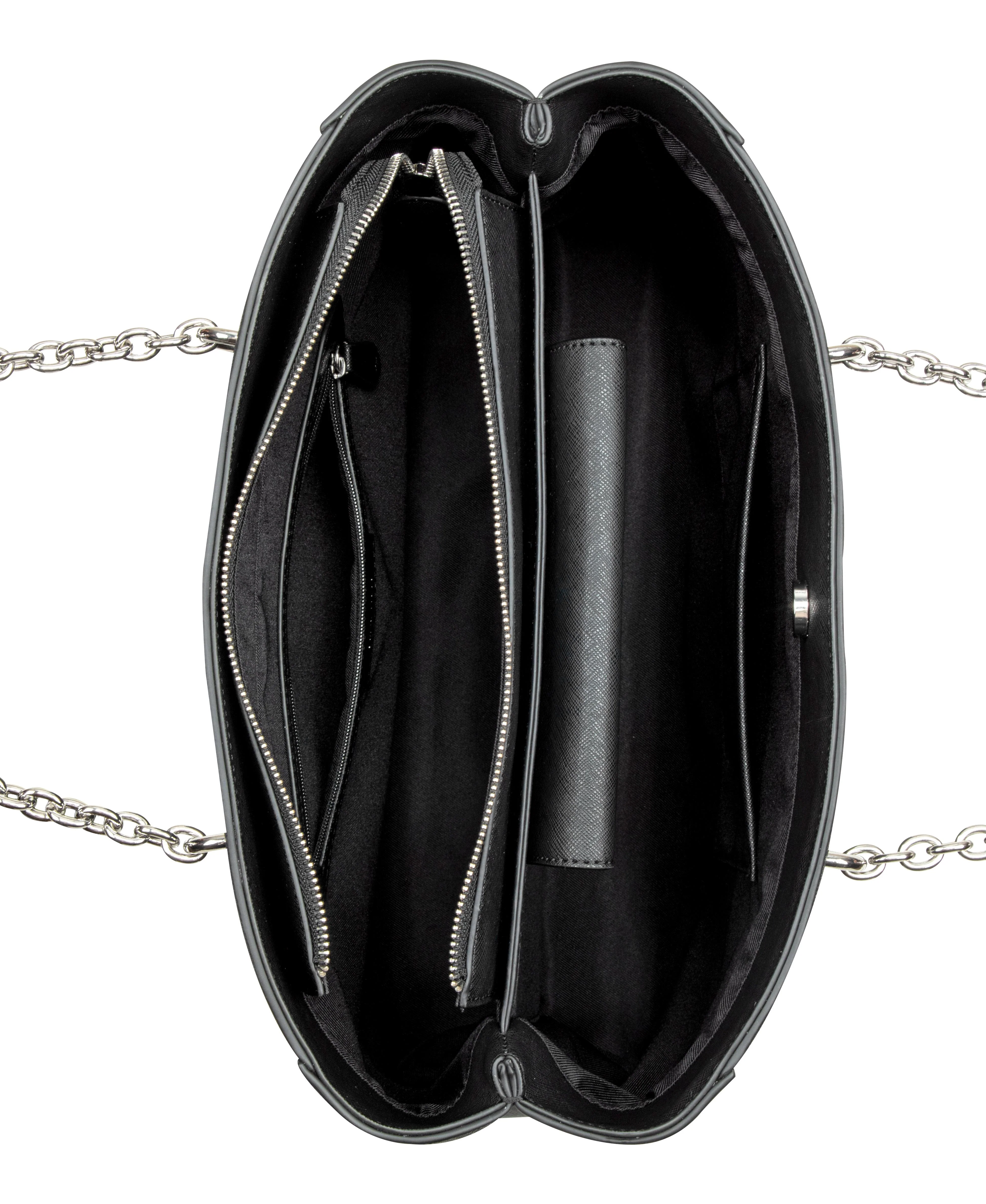 Nine West Handbags ANNICA 2 COMP TOTE BLACK - Image 4