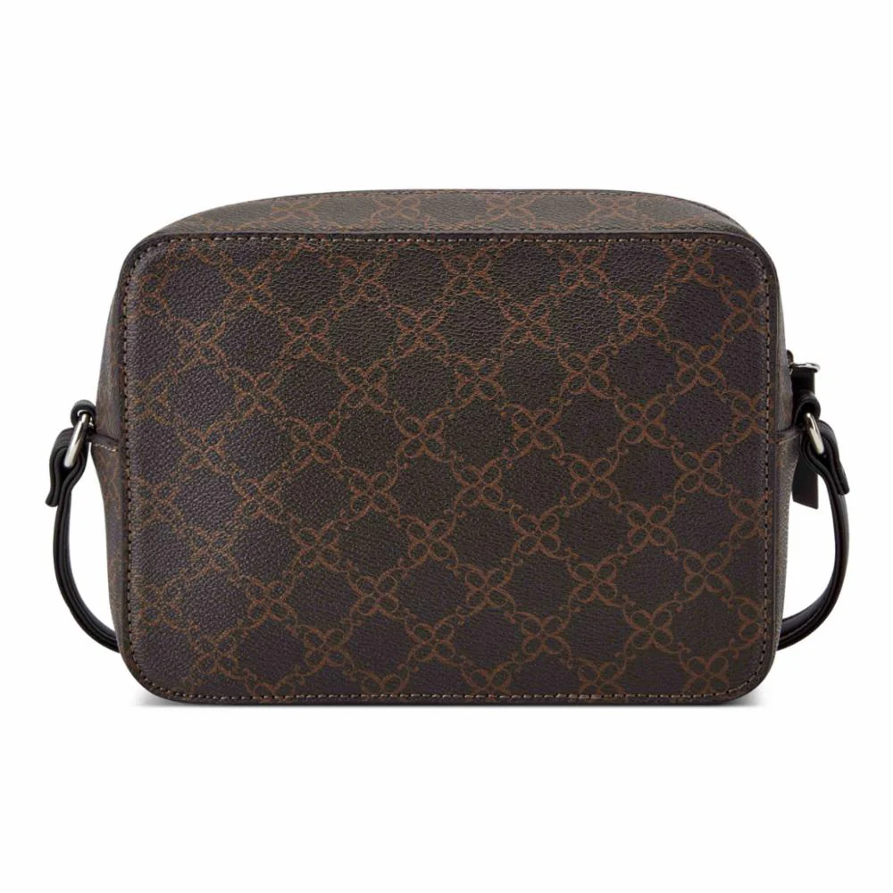 Nine West Handbags BOWIE MINI CAMERA CROSSBODY BROWN LOGO/BLACK - Image 3