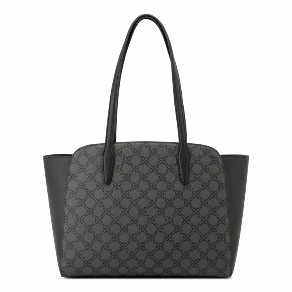 Nine West Handbags EASTYN TOTE JET BLACK LOGO - Image 3