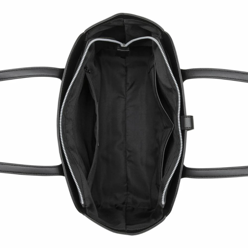 Nine West Handbags EASTYN TOTE JET BLACK LOGO - Image 4
