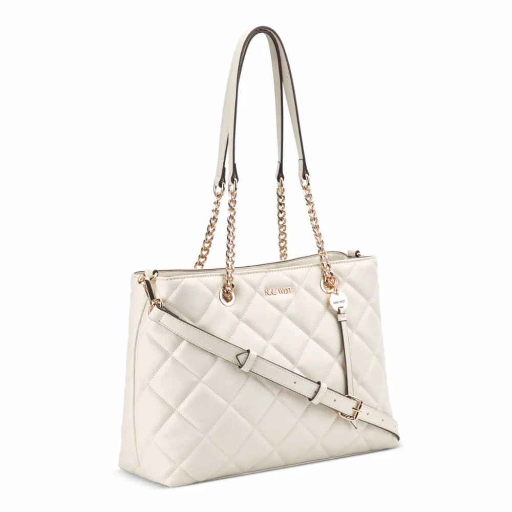 Nine West Handbags MEILANI CARRYALL CHIC CREAM - Image 2