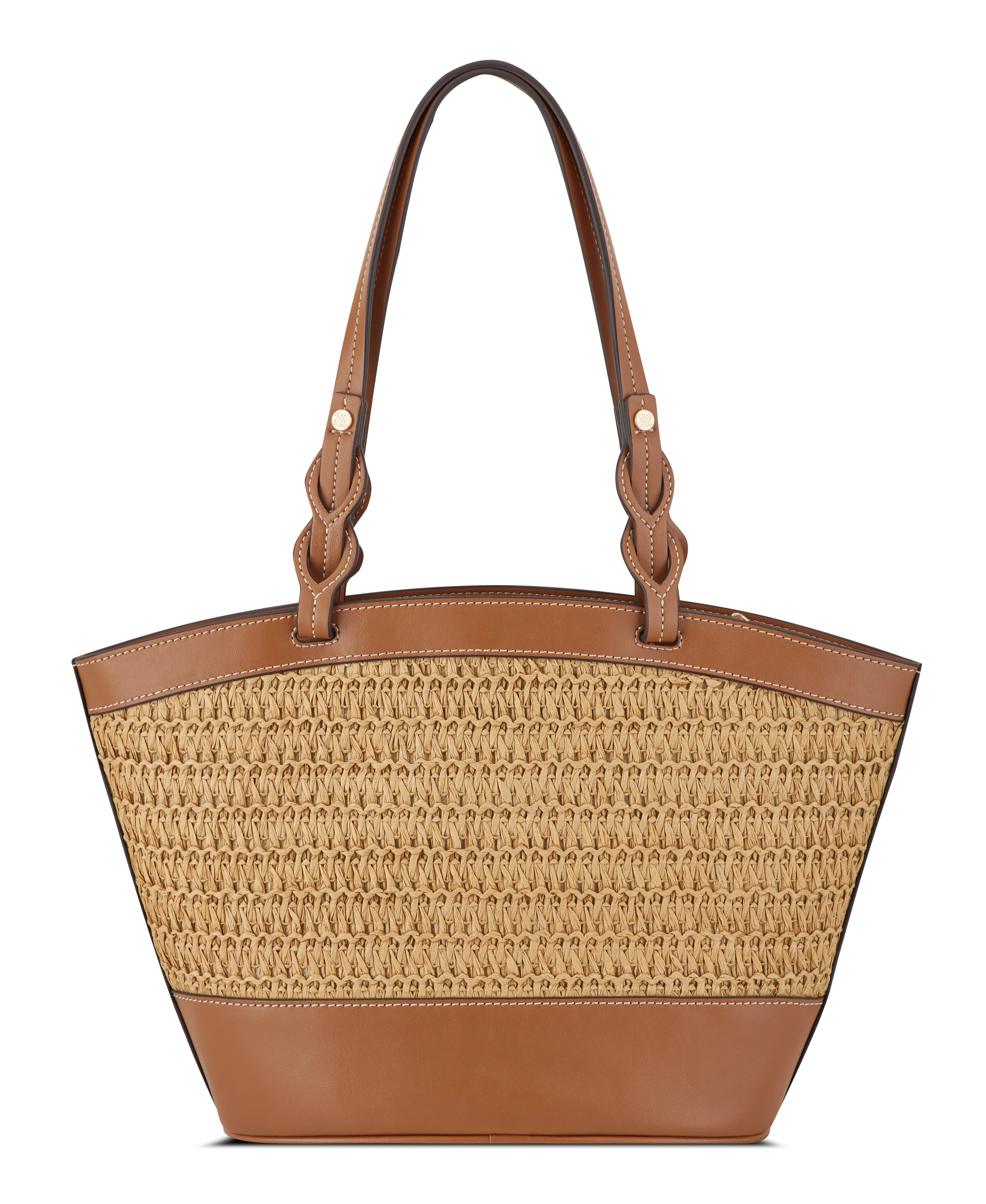 NINE WEST HANDBAGS NEFI TOTE NATURAL/BRANDY - Image 3