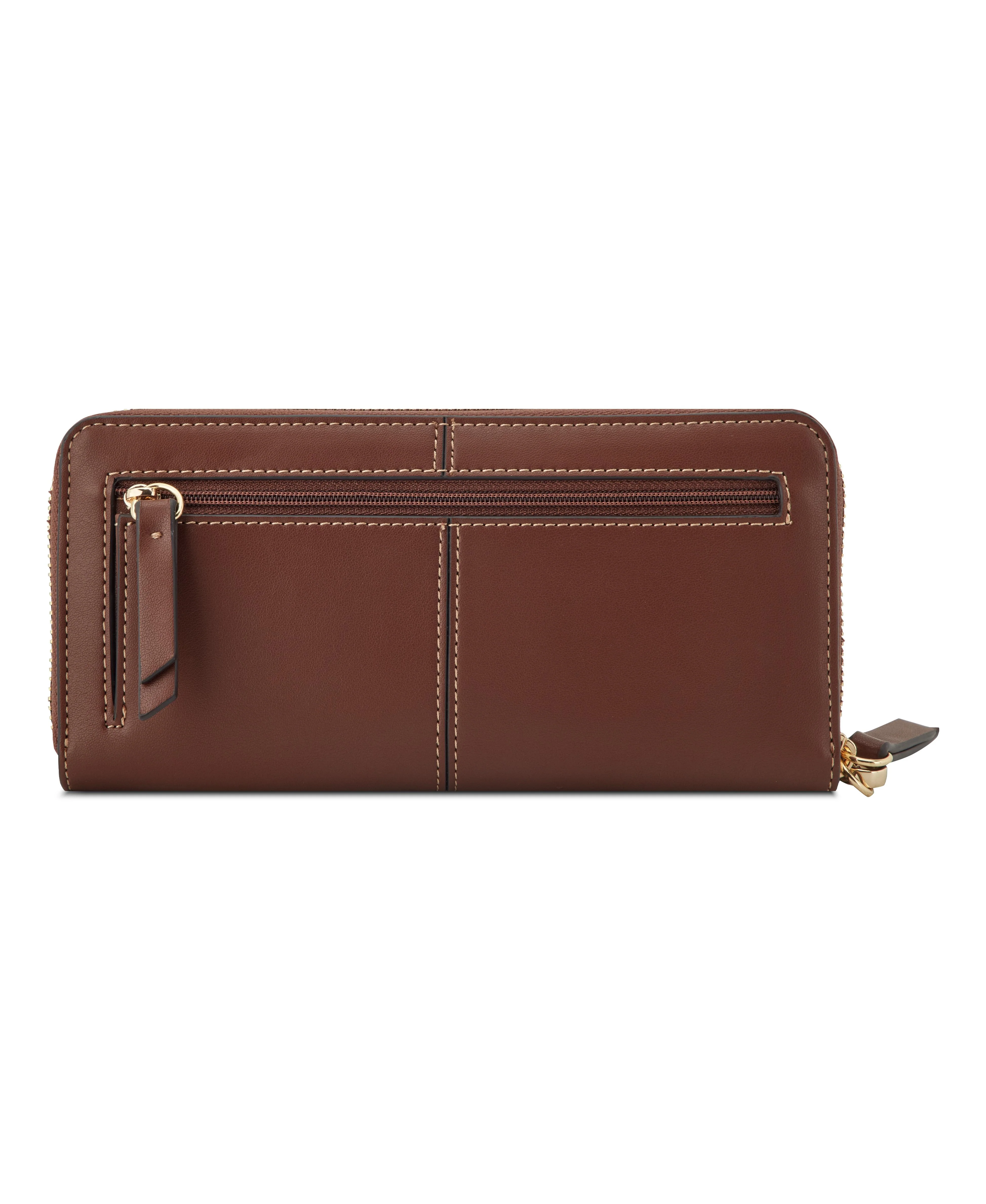 Nine West Handbags PAXTIN SLG ZIP ARND WRLT WLLT MAHOGANY - Image 3