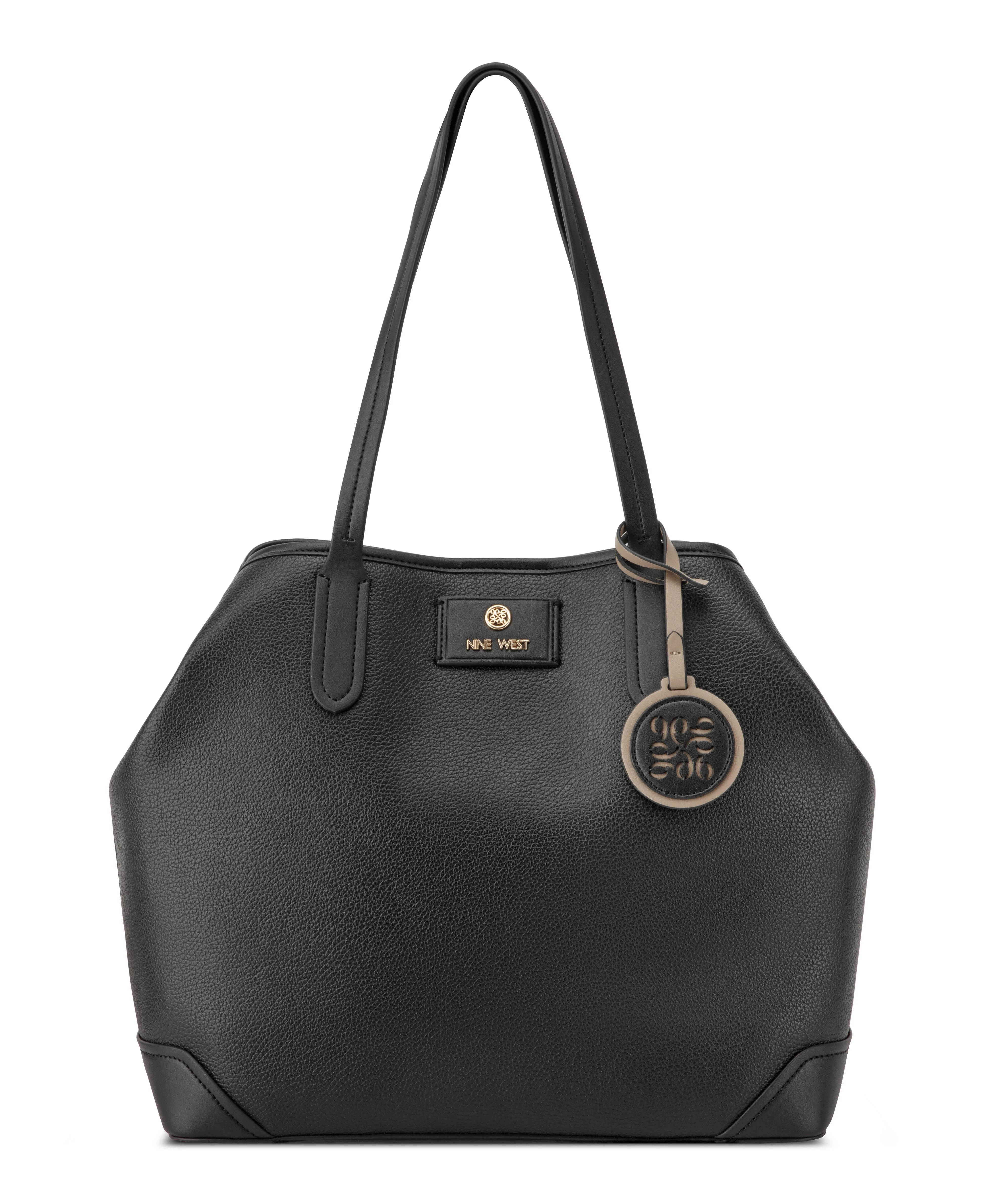 Nine West Handbags PIERA LARGE 2 IN 1 TOTE BLACK - Image 5