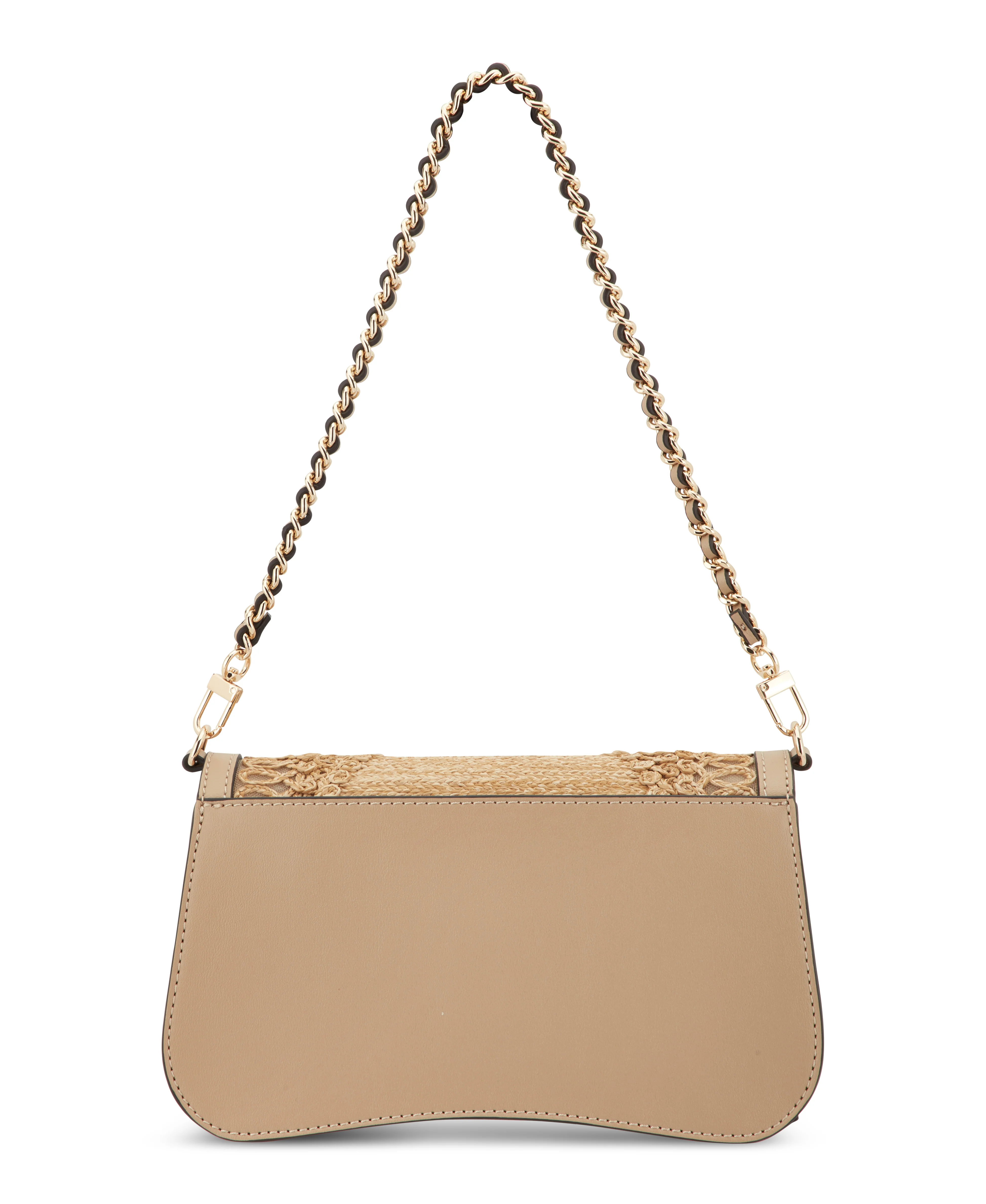 NINE WEST HANDBAGS SOMI FLAP SHOULDER BAG NATURAL - Image 3