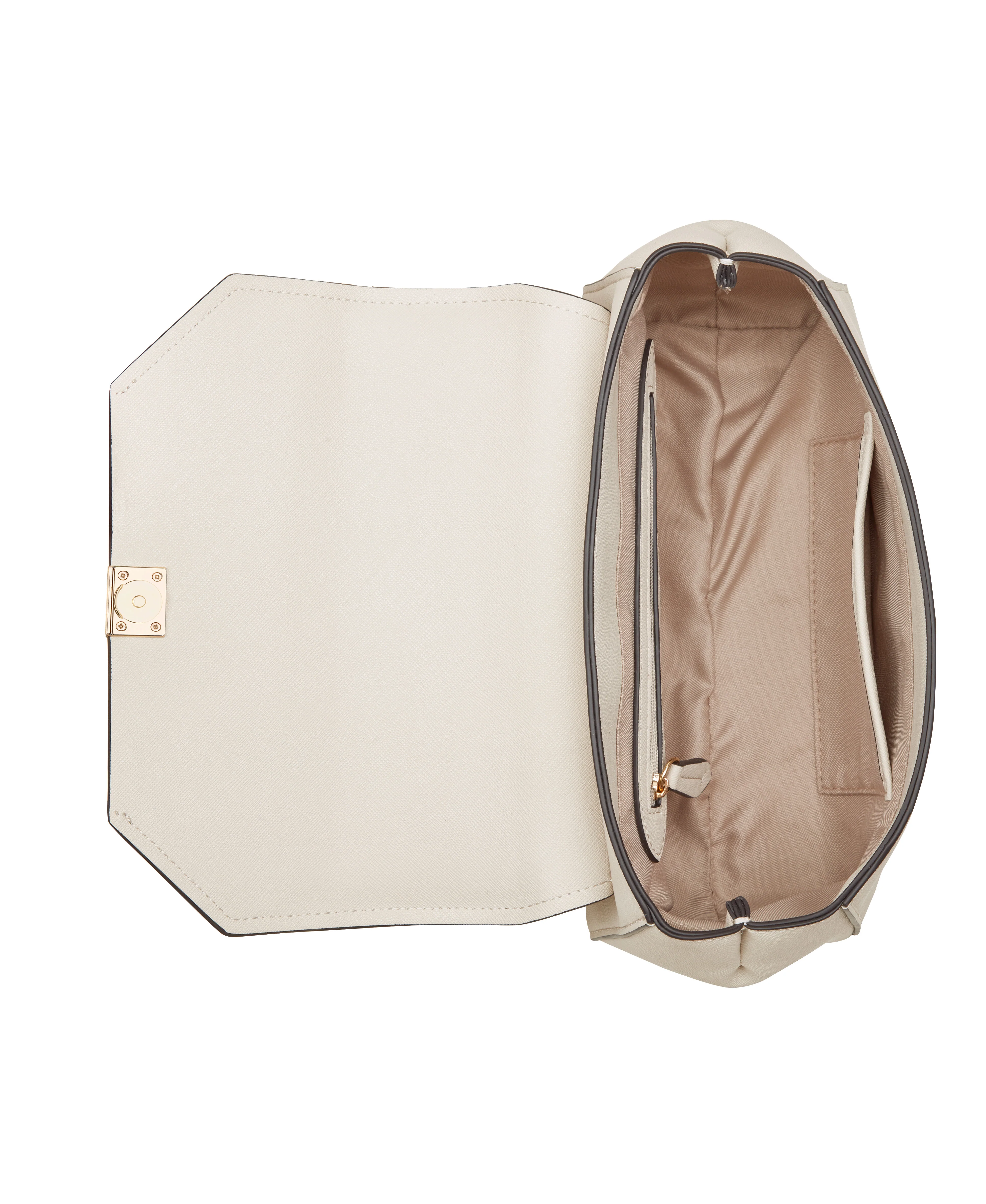 NINE WEST HANDBAGS ZENIA CONVERTIBLE XBODY FLAP MILK - Image 4