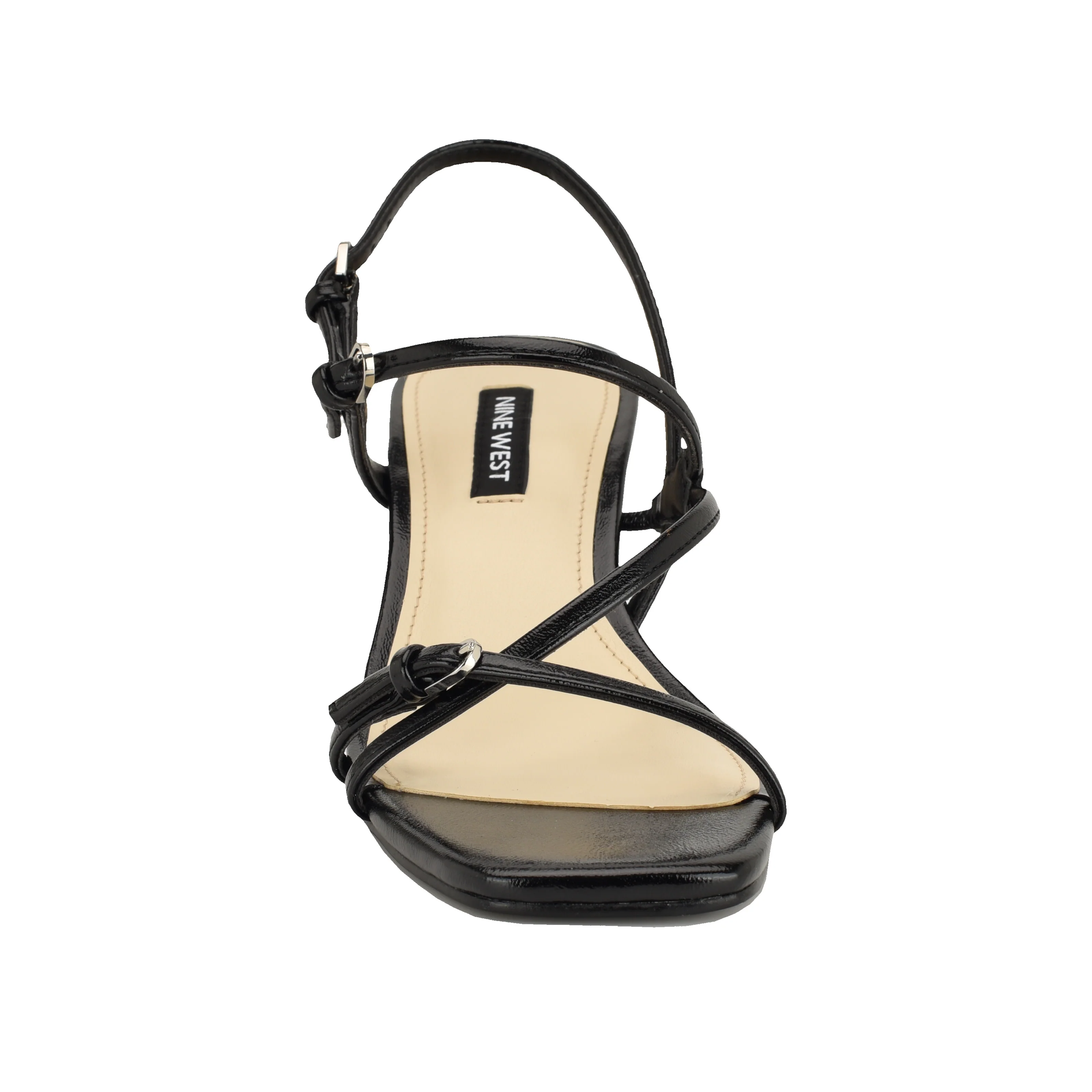 NINE WEST HAYLA3 BLACK/MINI CRINKLE PATENT PU - Image 4