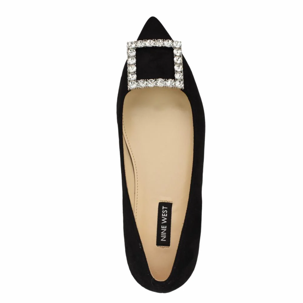 Nine West JESIKES2 BLACK/LUX CAMOSCIO SUEDE - Image 4