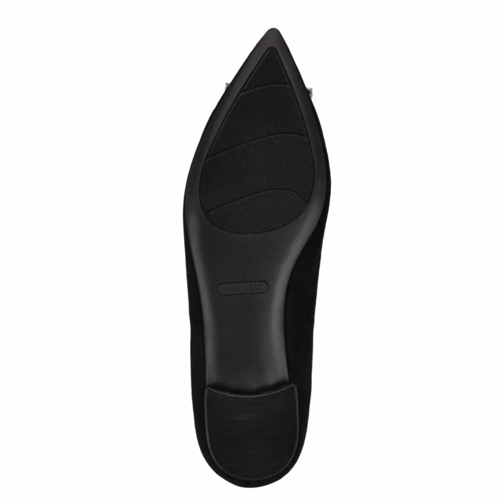 Nine West JESIKES2 BLACK/LUX CAMOSCIO SUEDE - Image 5