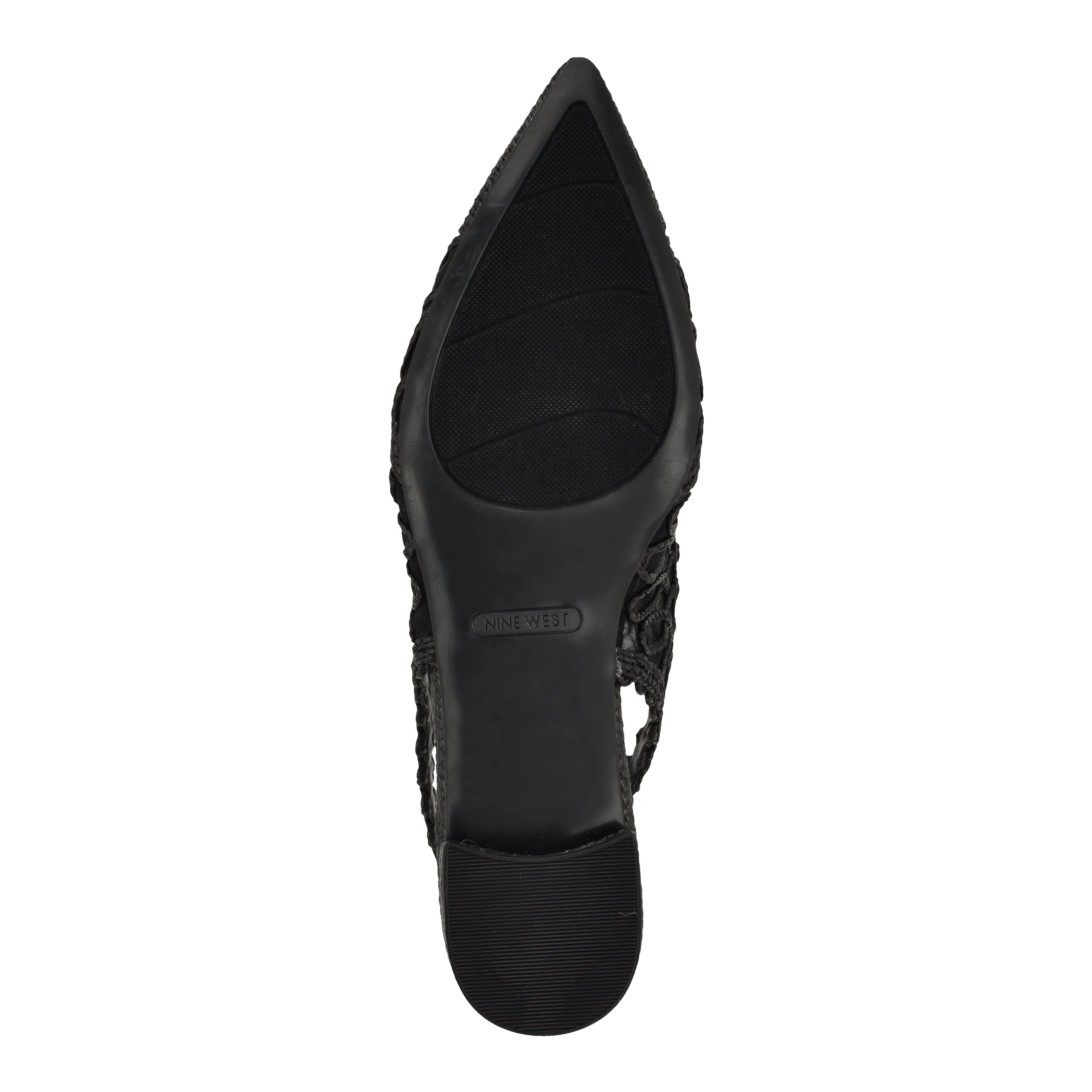 NINE WEST JOVIAS2 BLACK/MESH WOVEN RAFFIA JH25/S - Image 6