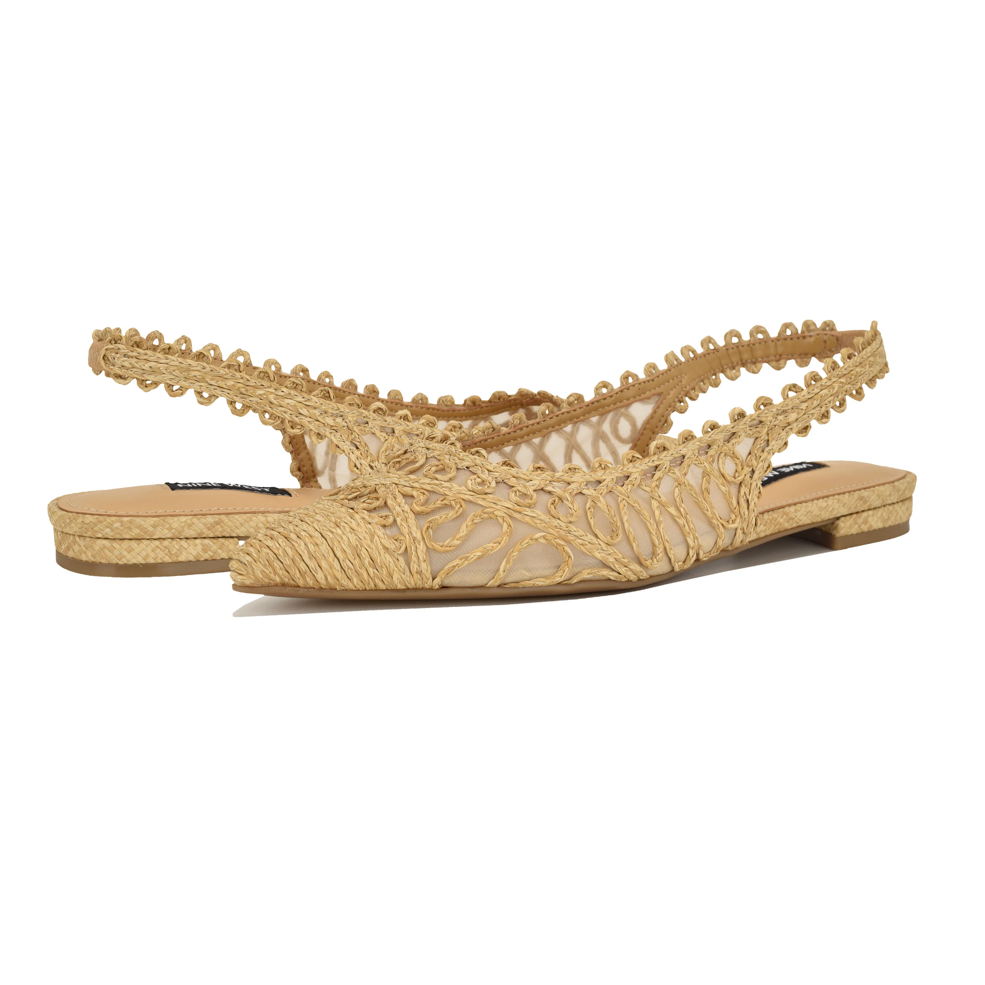 NINE WEST JOVIAS2 NATURAL13631/MESH WOVEN RAFFIA - Image 7