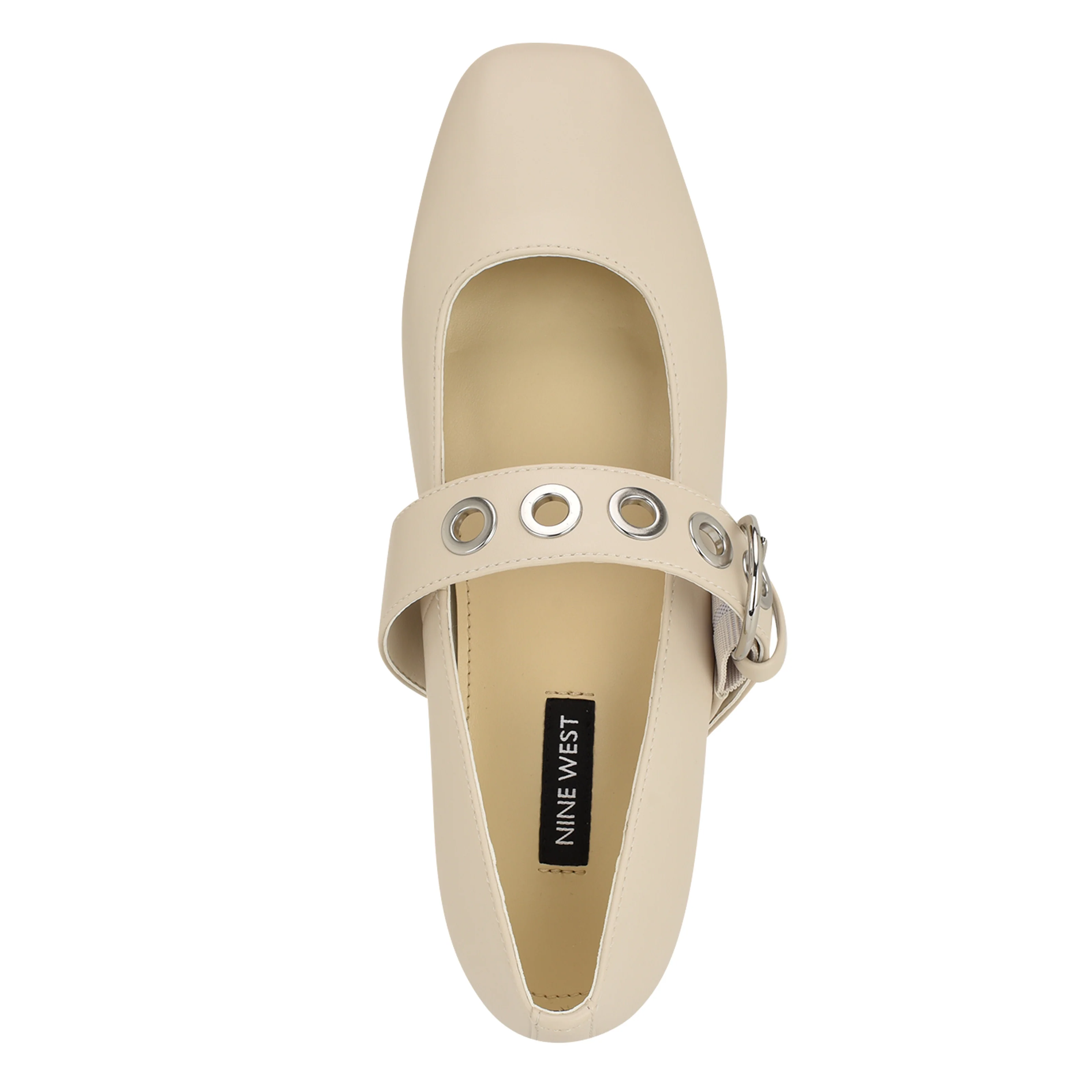 NINE WEST KEBBA3 CHIC CREAM21/SUPER NAPPA PU - Image 5