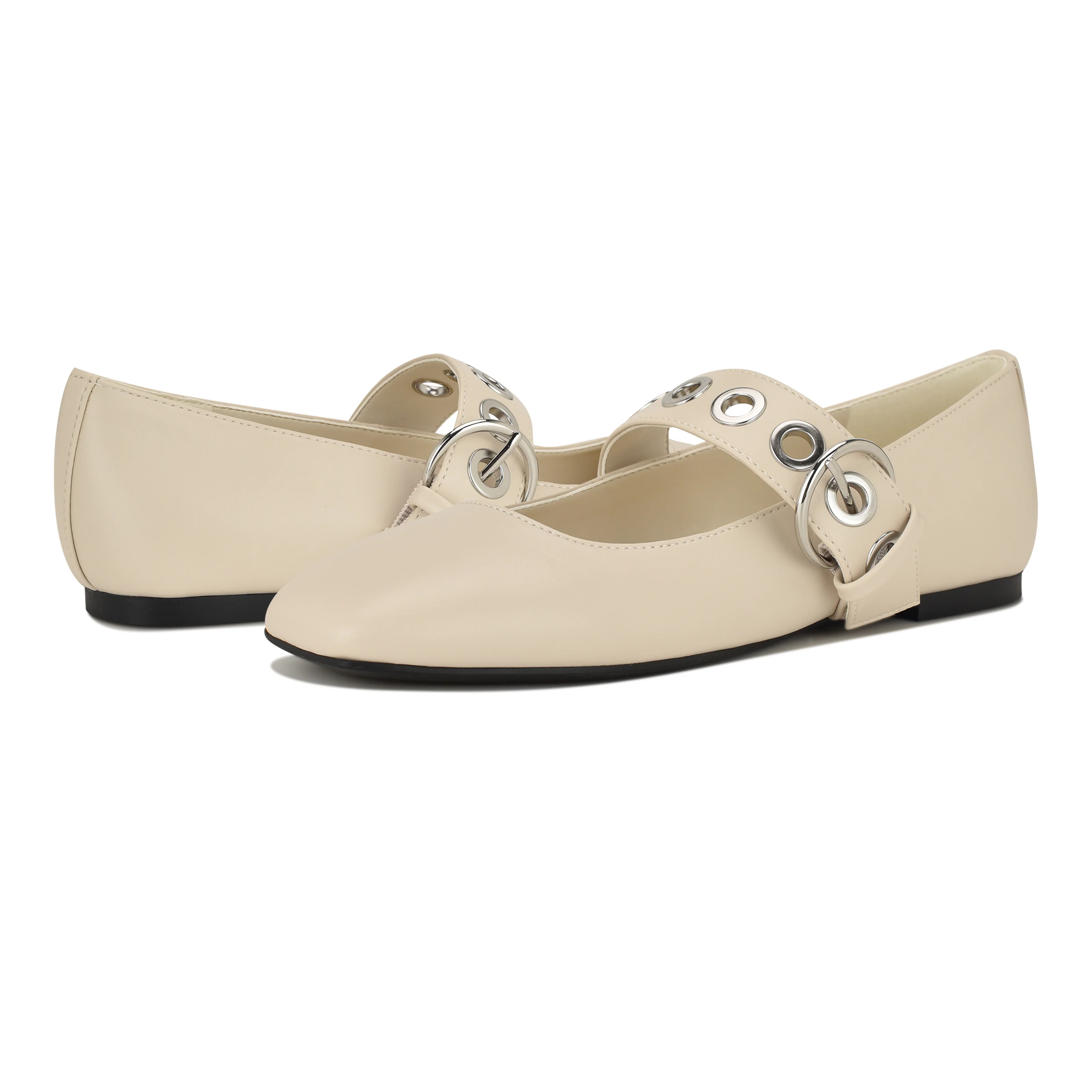 NINE WEST KEBBA3 CHIC CREAM21/SUPER NAPPA PU - Image 7