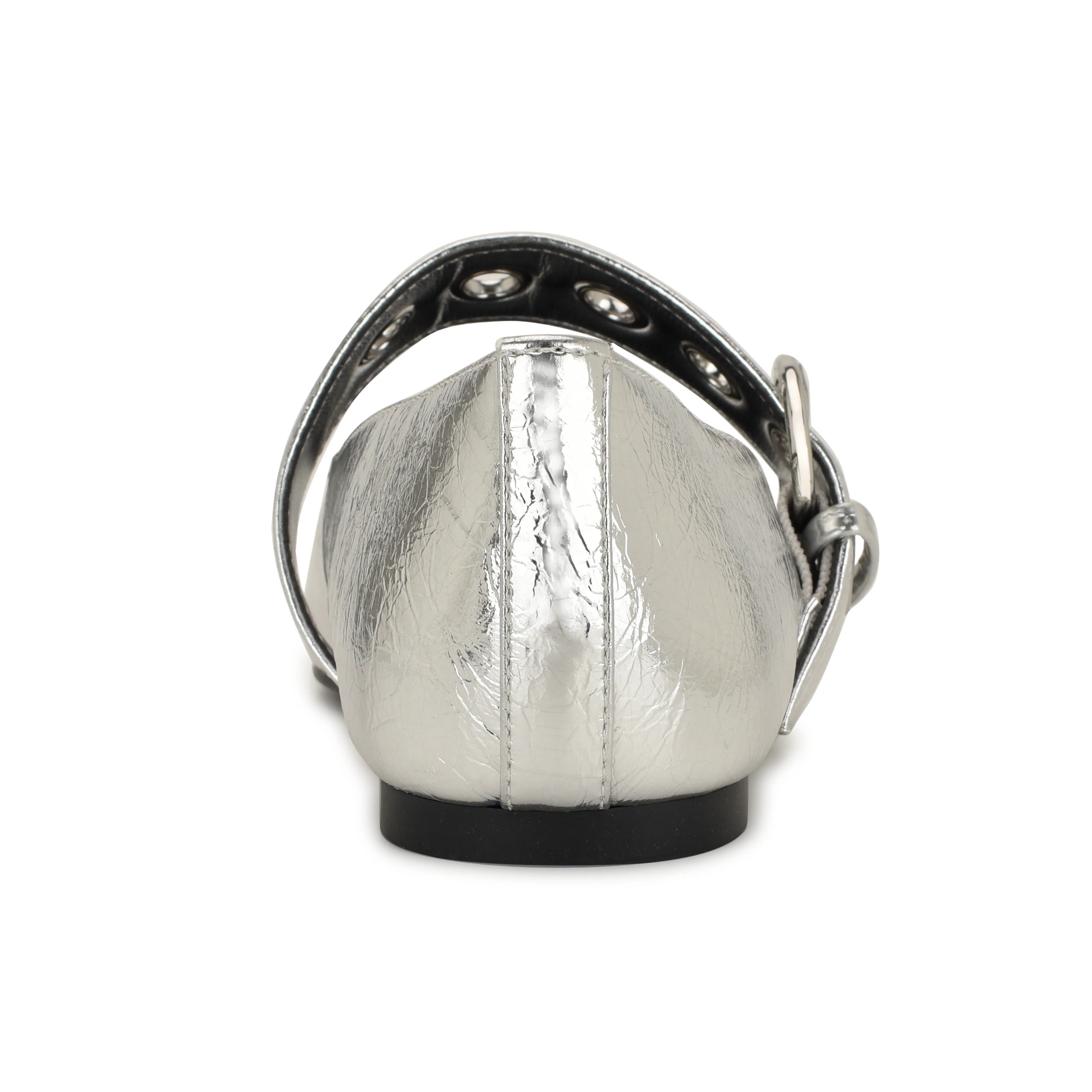 NINE WEST KEBBA3 SILVER/METALLIC CRINKLE PU JC2 - Image 3
