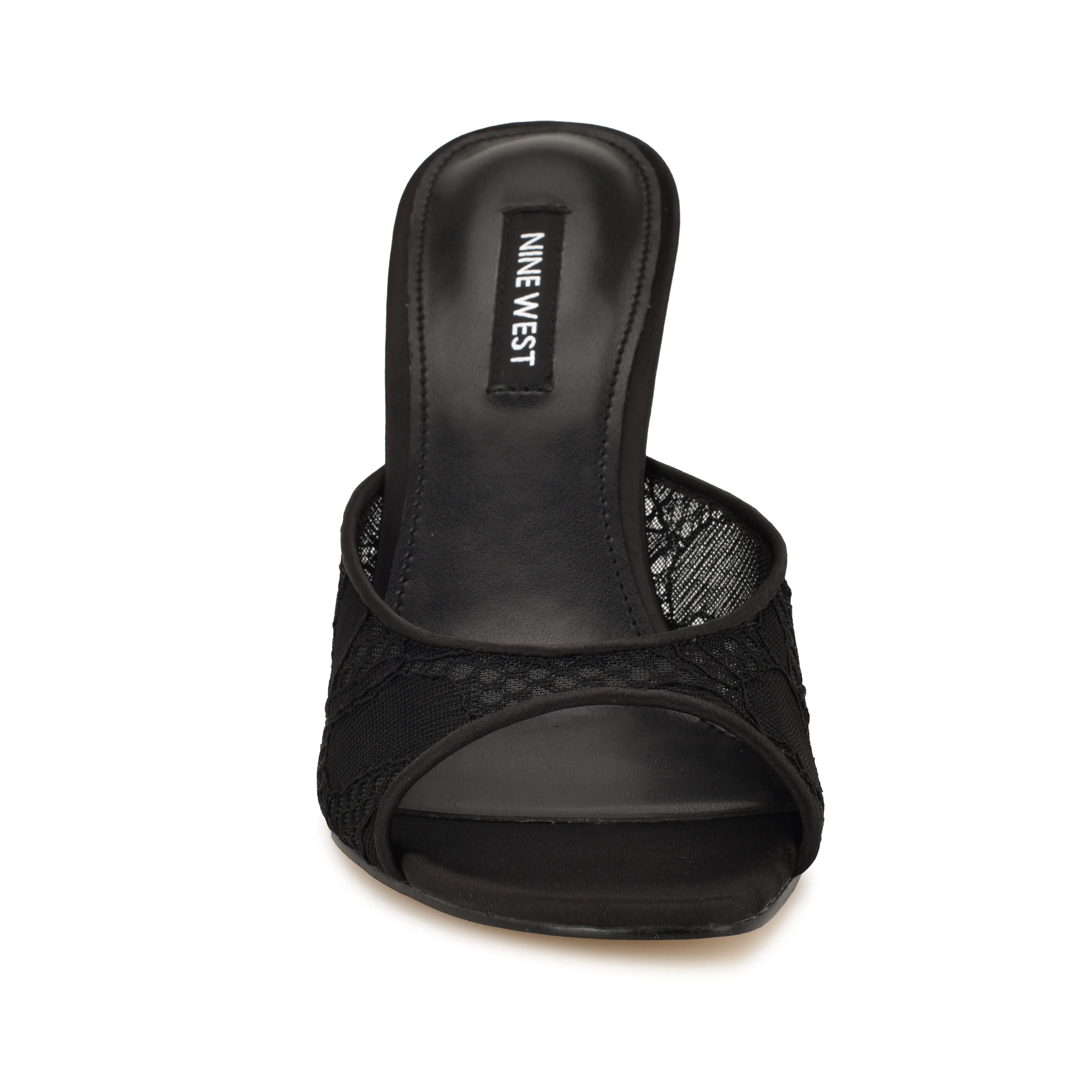 NINE WEST KISCOP2 BLACK BLACK/BLACK/LACE MESH HN - Image 4