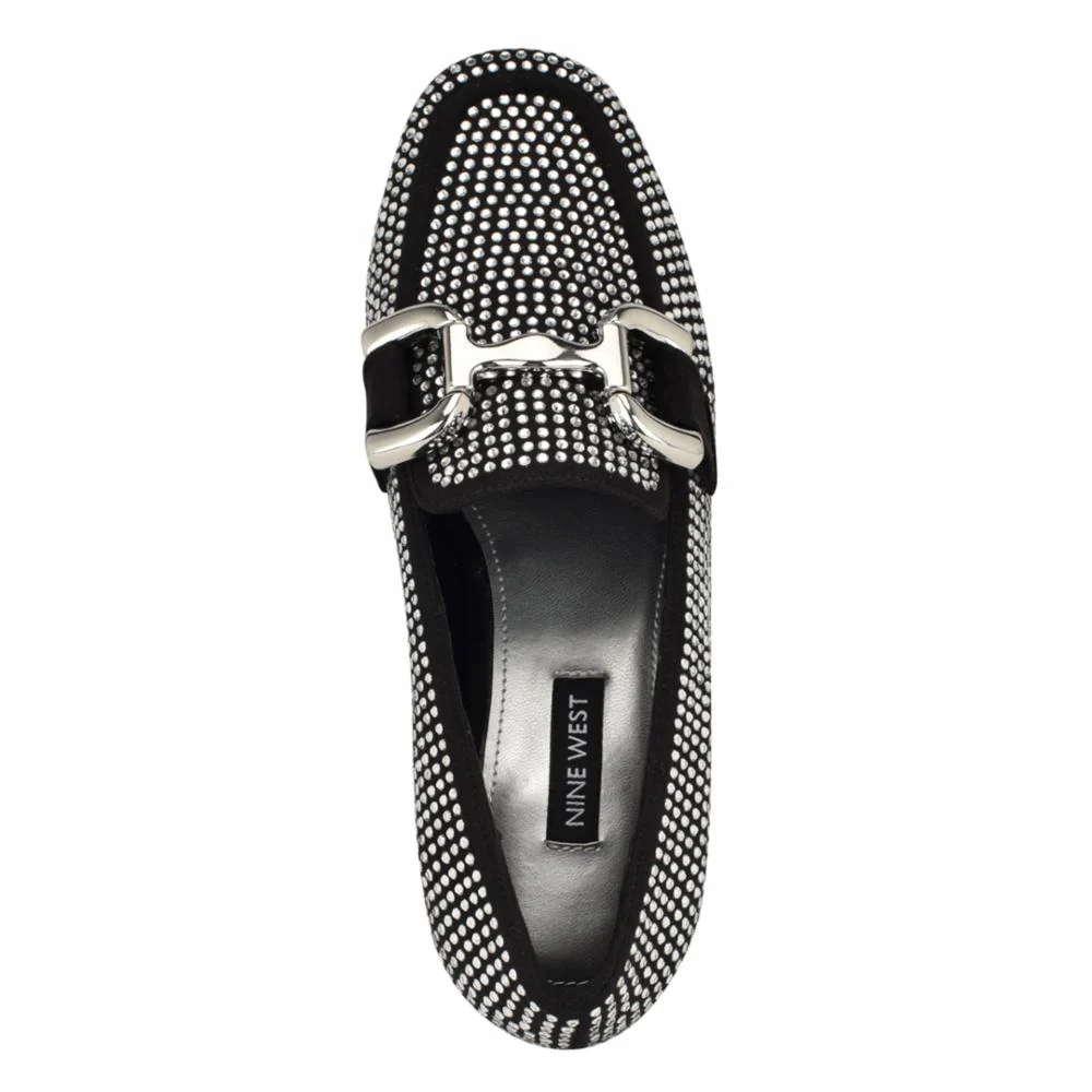 Nine West LILMAS2 BLACK/LUX CAMOSCIO SUEDE - Image 4