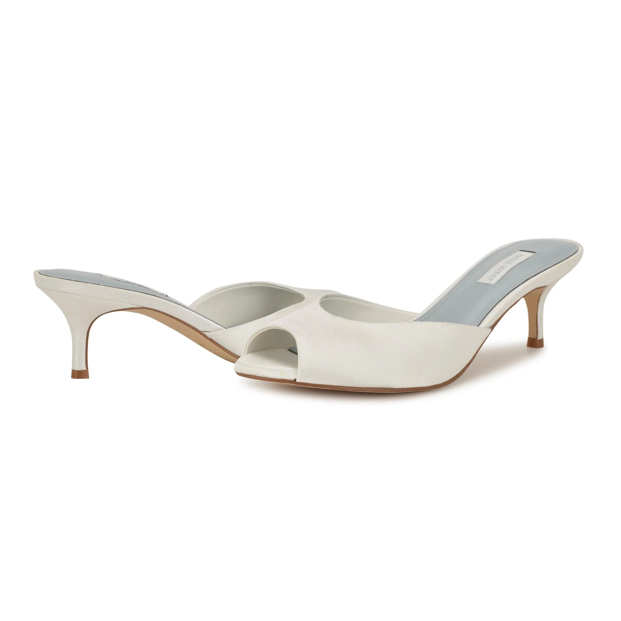 Nine West LUVLIE7 WHITE/ELEGANT LUX SATIN VF - Image 6